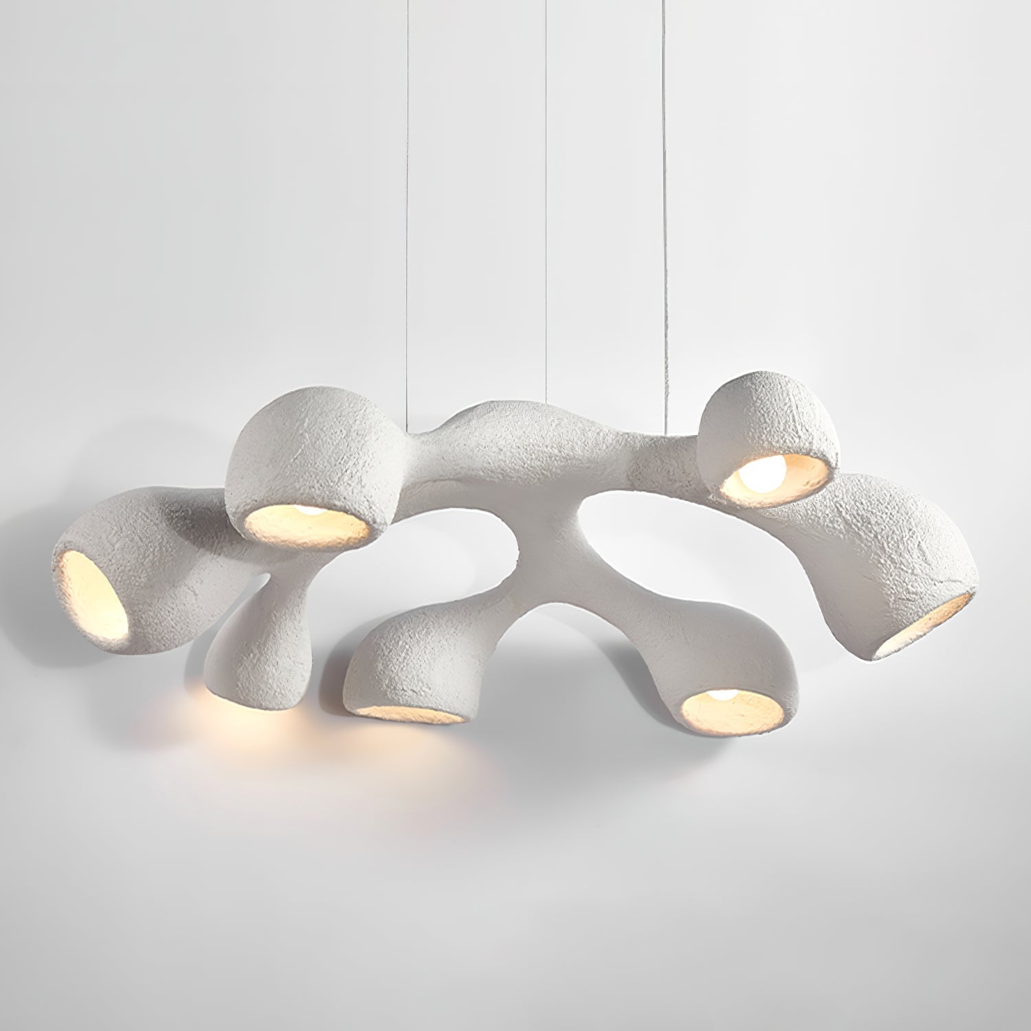 Seveny Modern Polystyrene Pendant Light-Neutral Decor