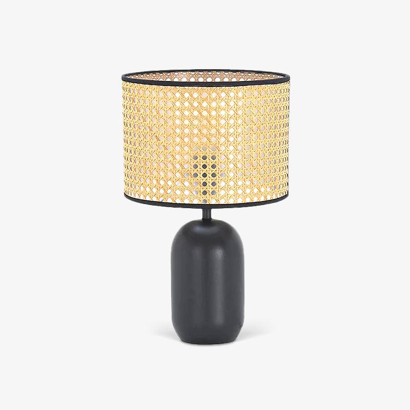 Cora Modern Bamboo Table Lamp-Neutral Decor