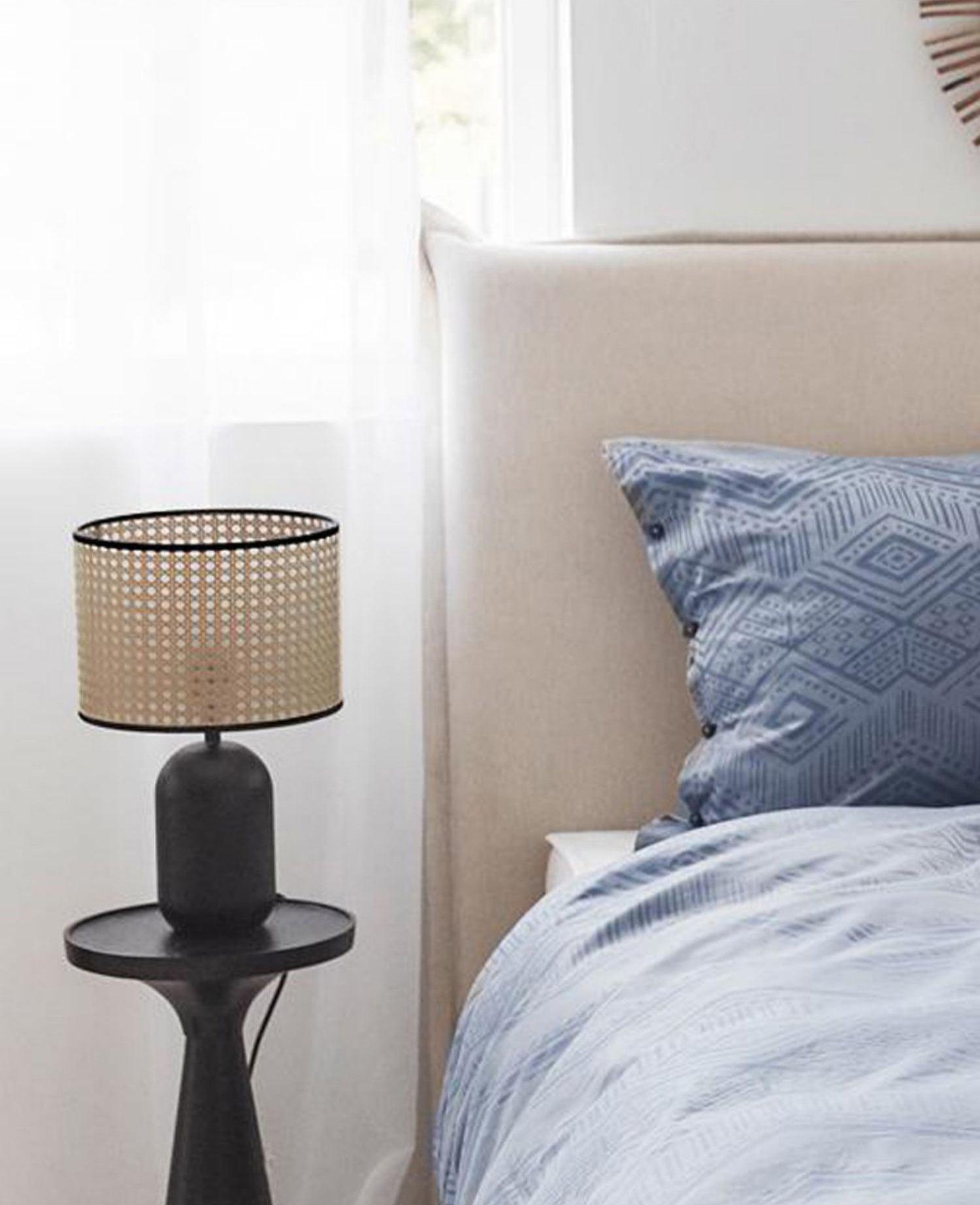 Cora Modern Bamboo Table Lamp-Neutral Decor