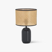 Cora Modern Bamboo Table Lamp-Neutral Decor