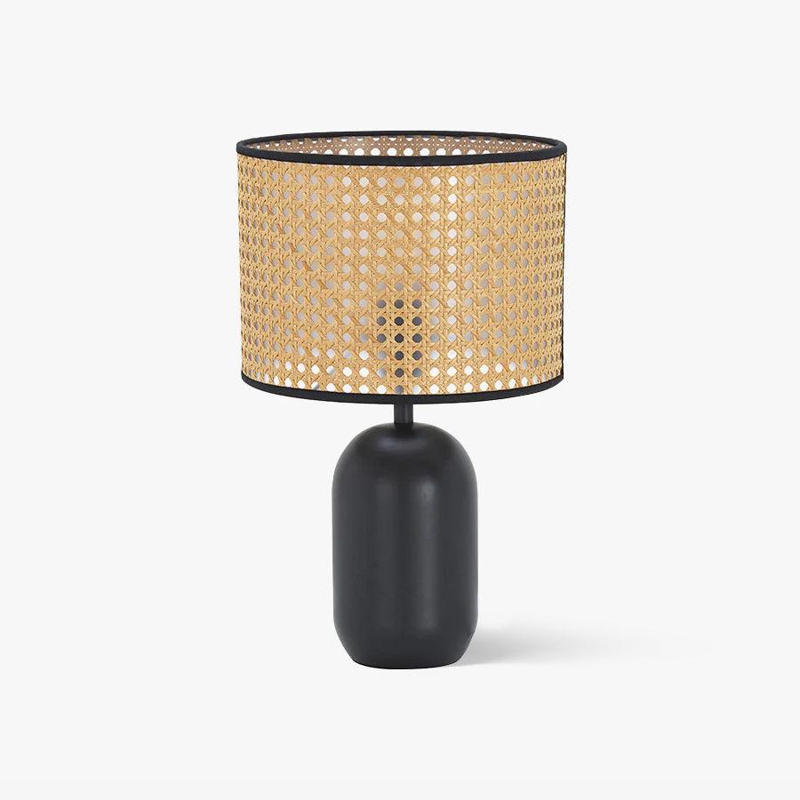 Cora Modern Bamboo Table Lamp-Neutral Decor