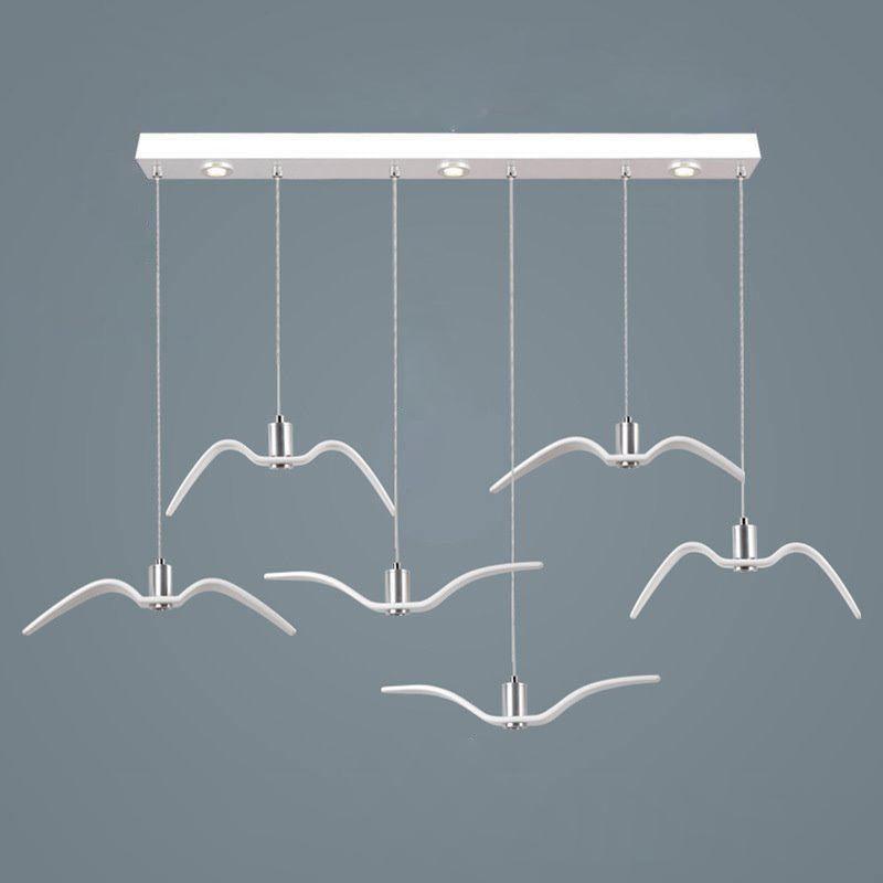 Ivoren Pendant Lamp Bird Wings for Living Room-Neutral Decor