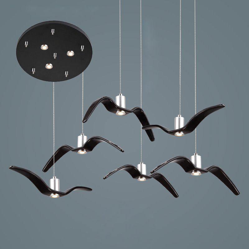 Ivoren Pendant Lamp Bird Wings for Living Room-Neutral Decor