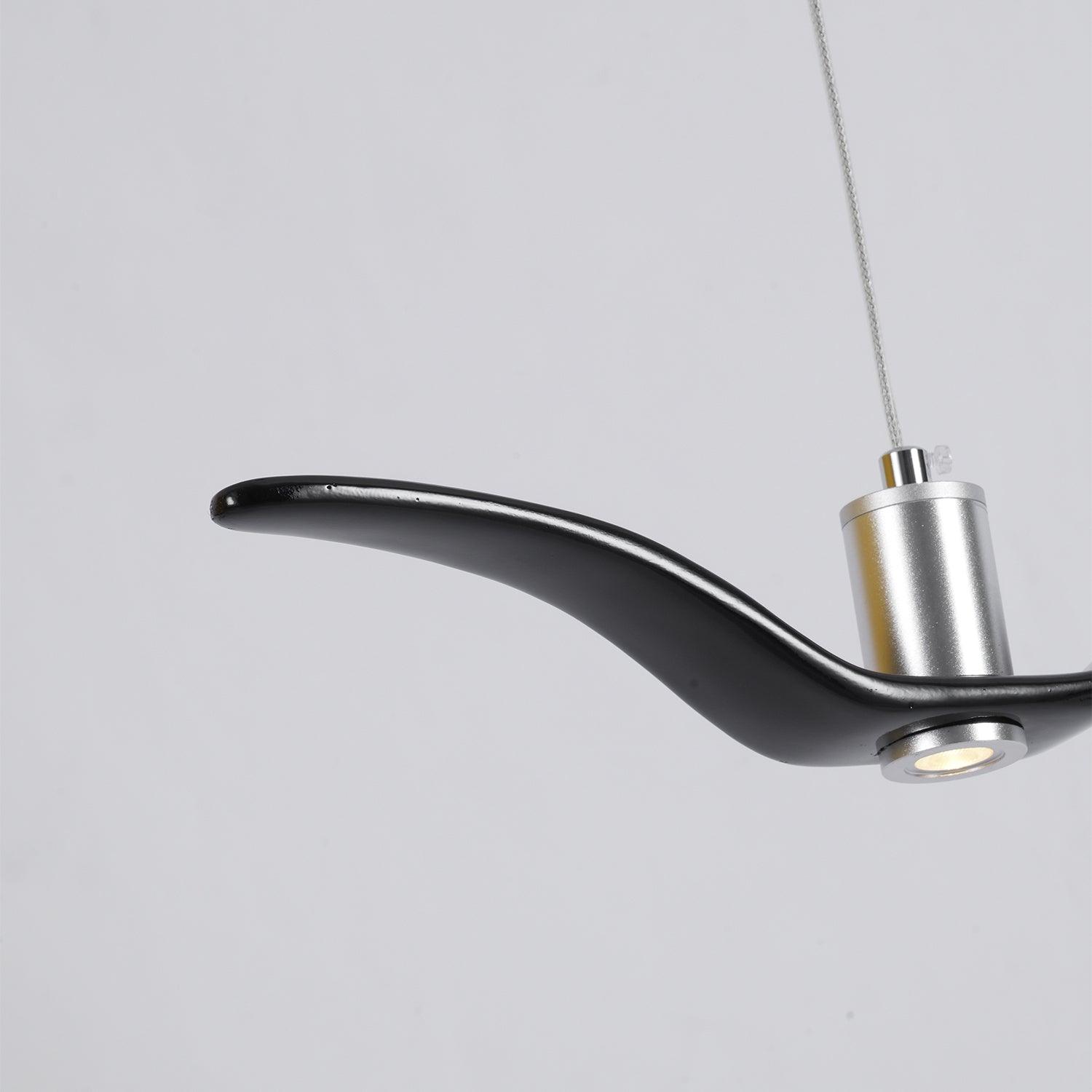 Ivoren Pendant Lamp Bird Wings for Living Room-Neutral Decor