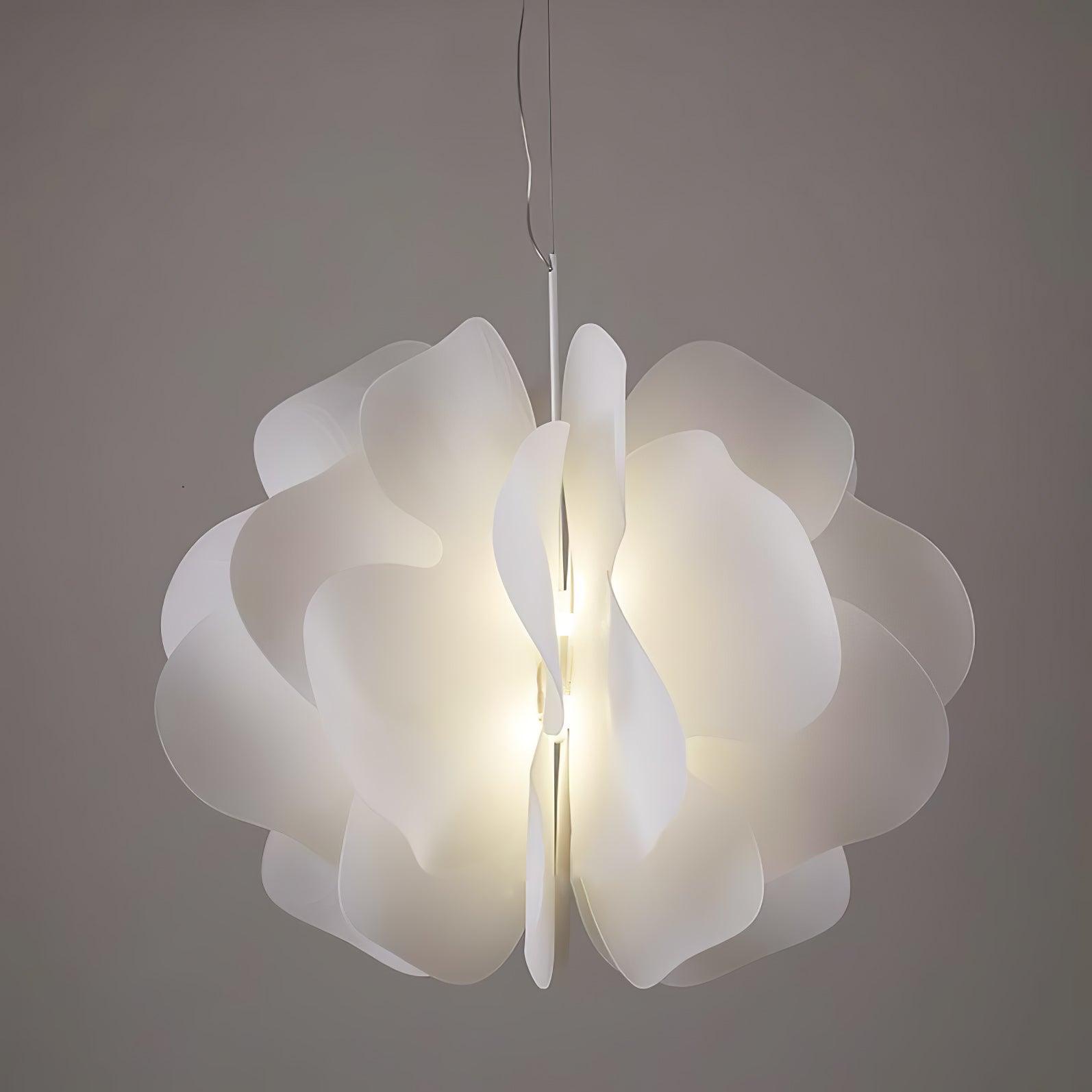 Lustra Pendant Light Plastic Floral-Neutral Decor