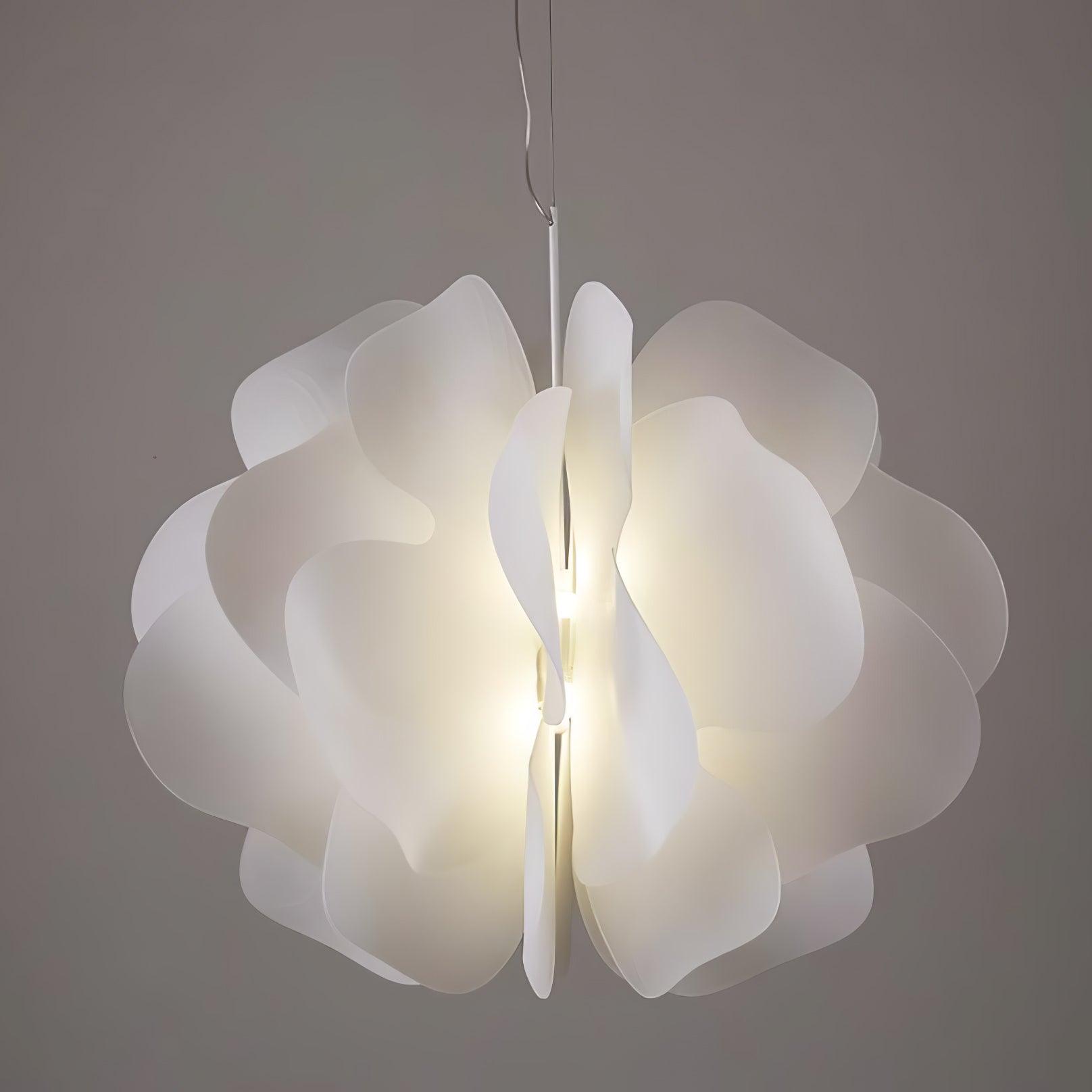 Lustra Pendant Light Plastic Floral-Neutral Decor