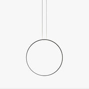 Ryker Minimalist Circle Pendant Light-Neutral Decor