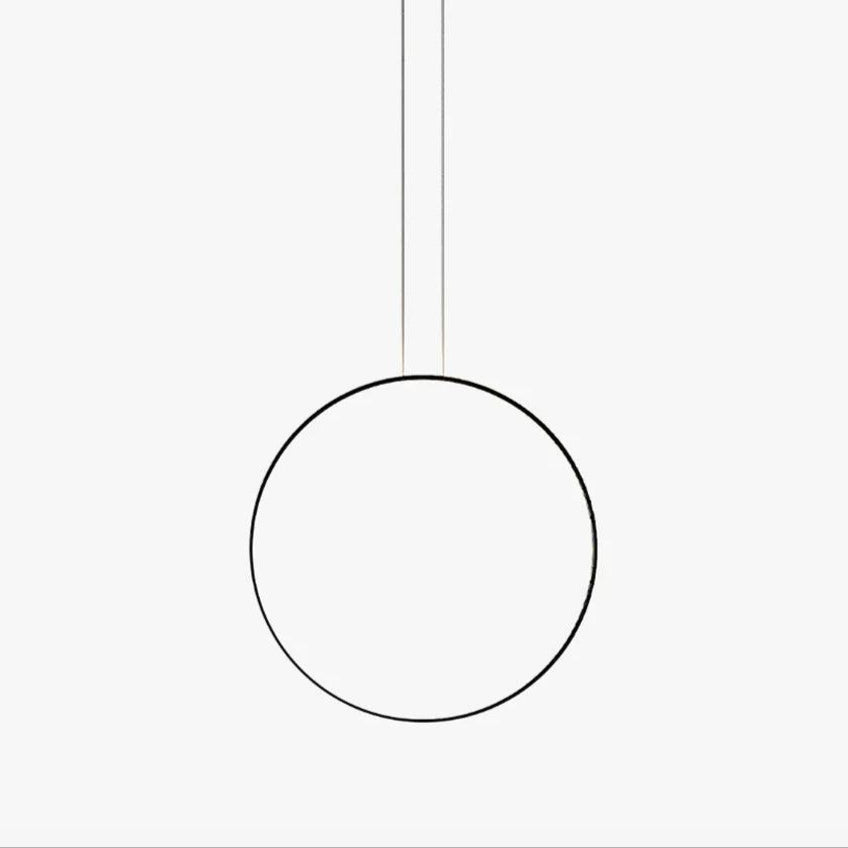 Ryker Minimalist Circle Pendant Light-Neutral Decor
