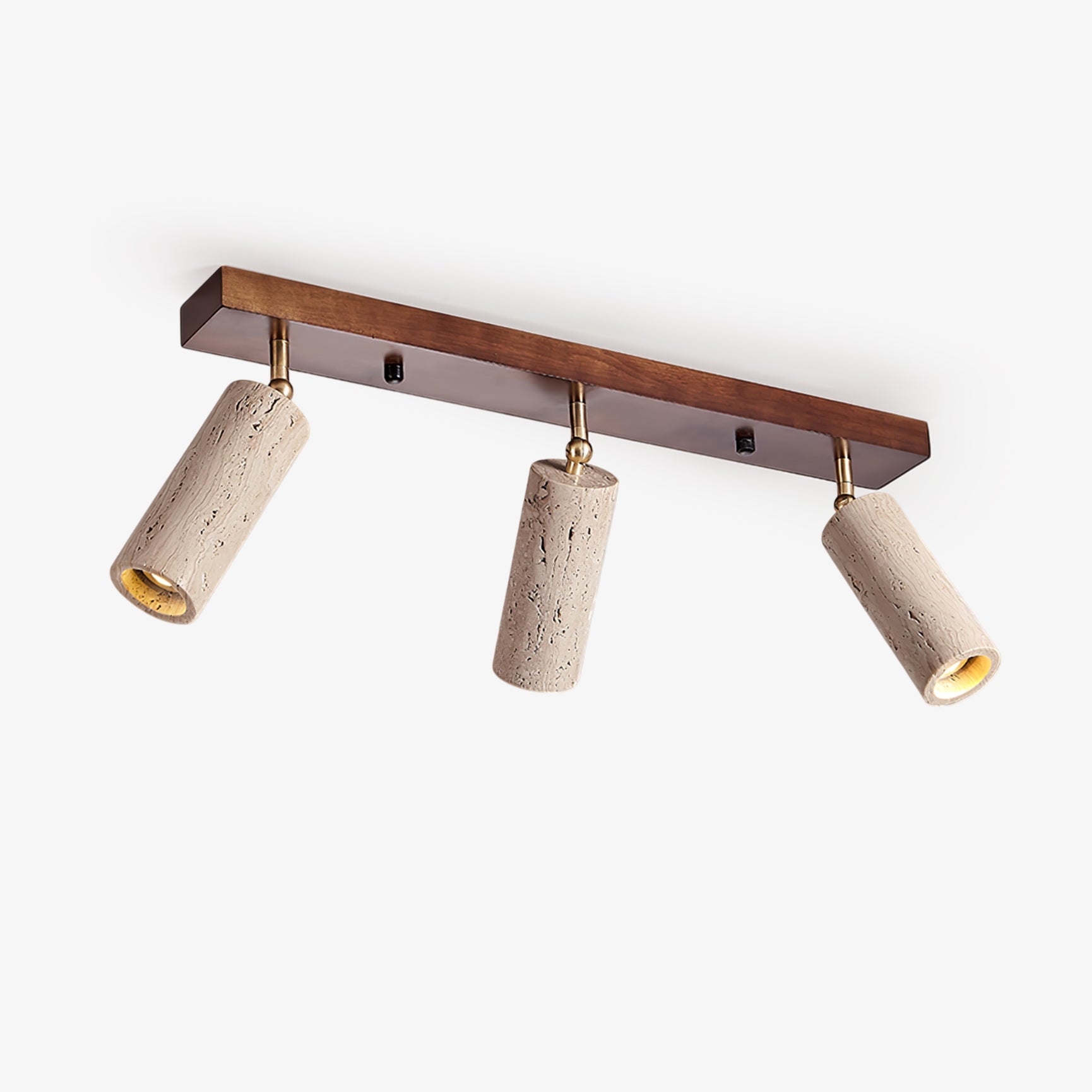 Eurliryra Multi-Cylinder Travertine Track Light-Neutral Decor