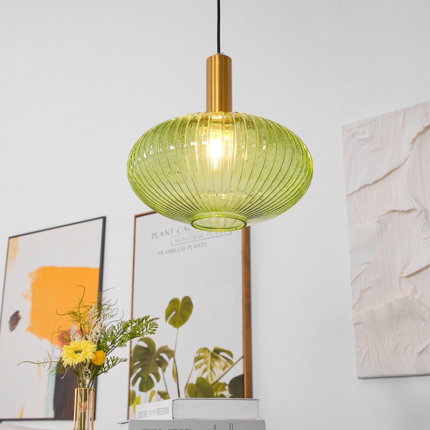 Elara Ribbed Pendant Lamp