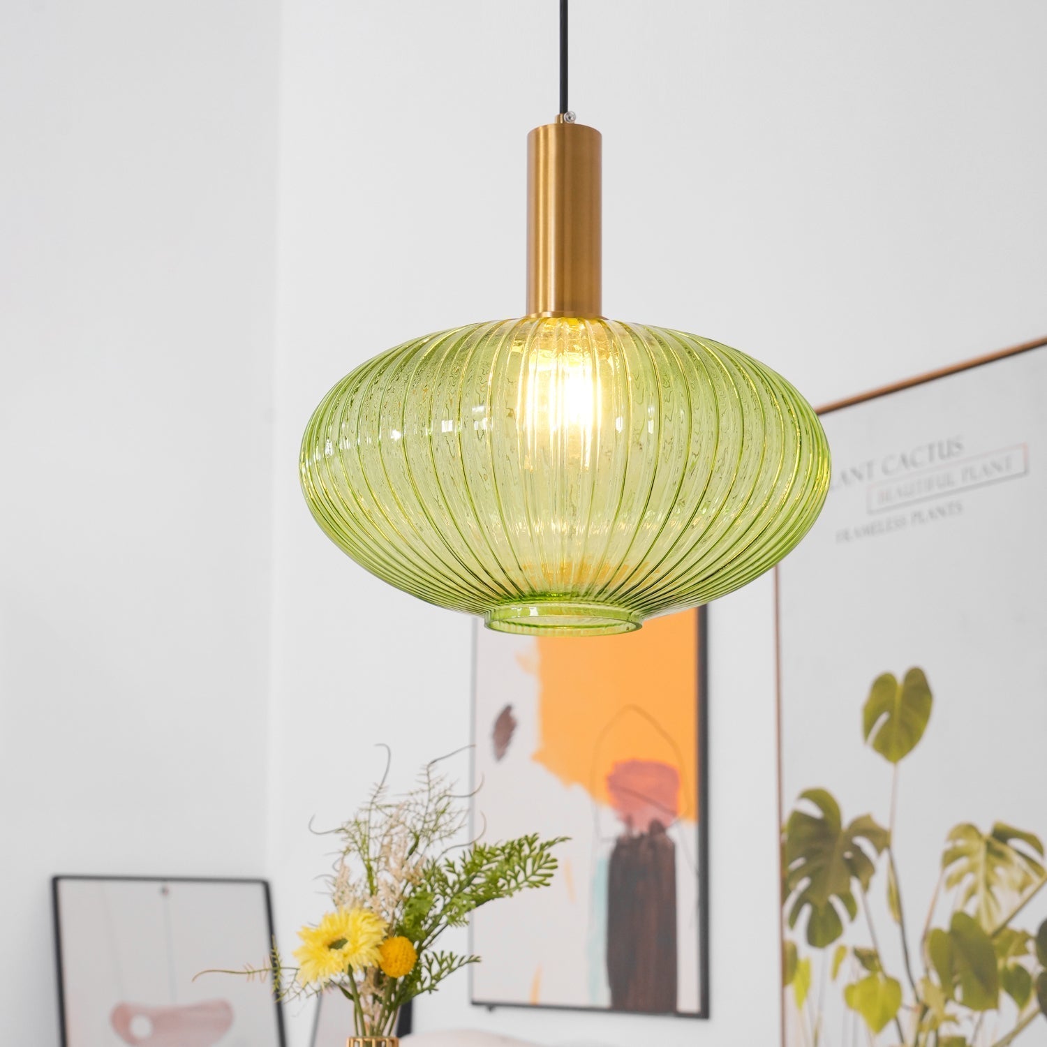 Elara Ribbed Pendant Lamp