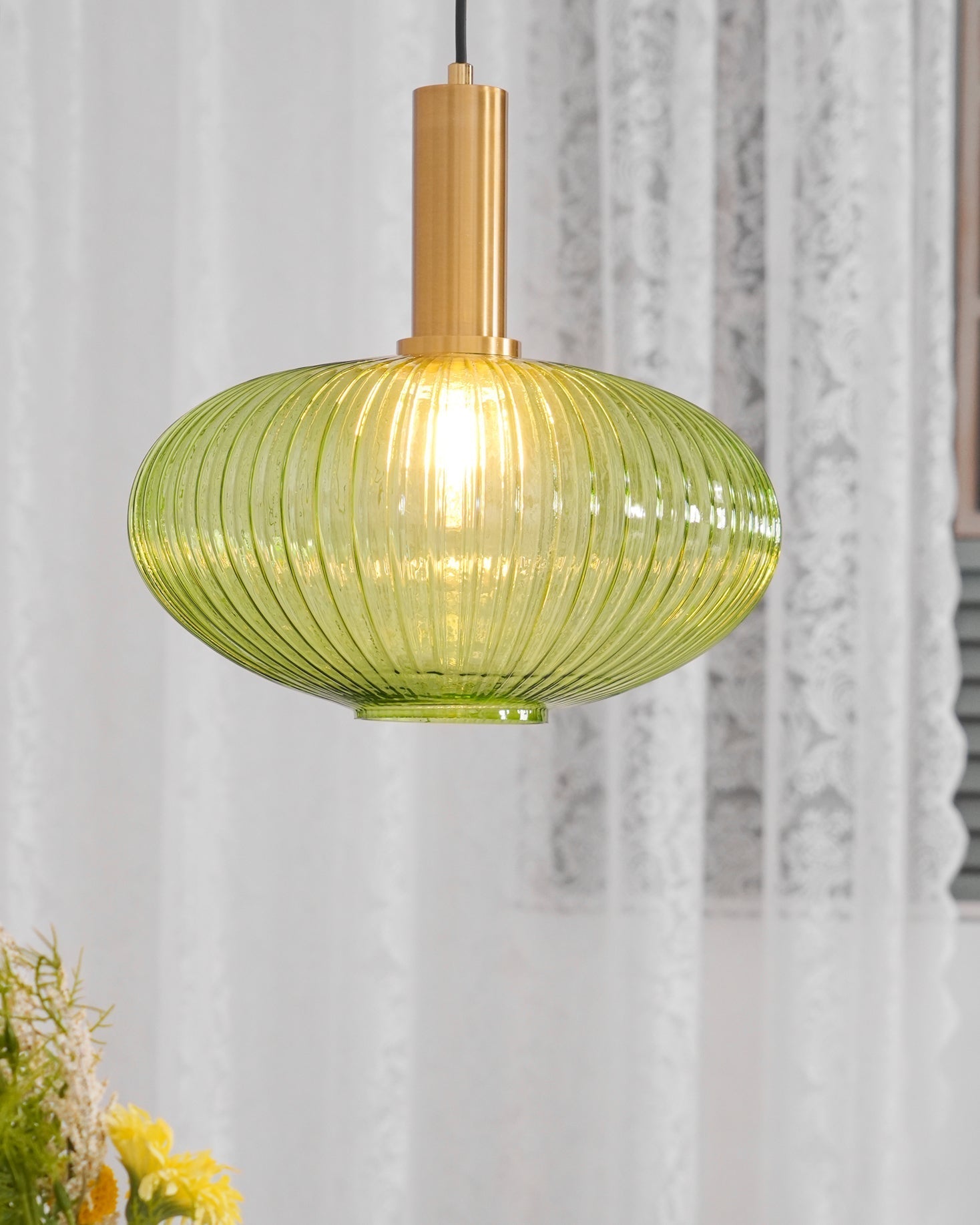 Elara Ribbed Pendant Lamp