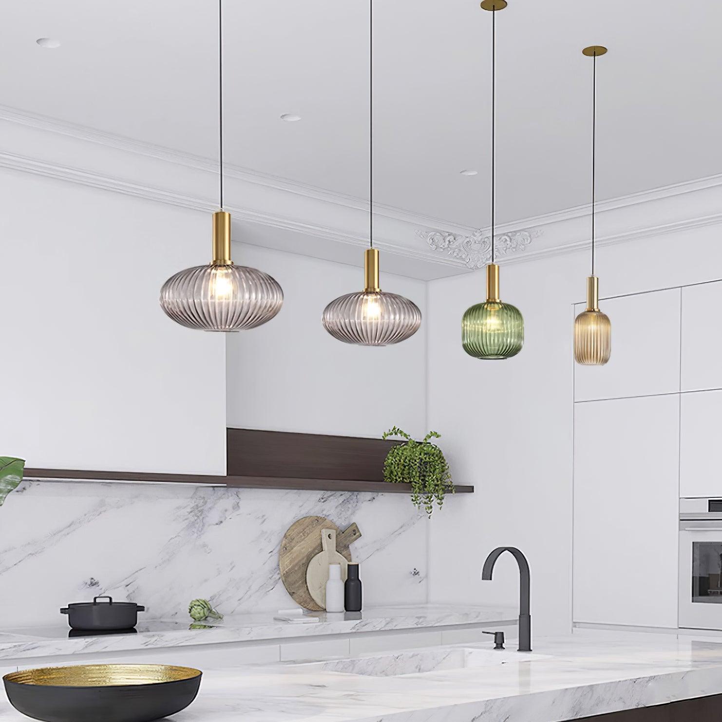 Elara Ribbed Pendant Lamp