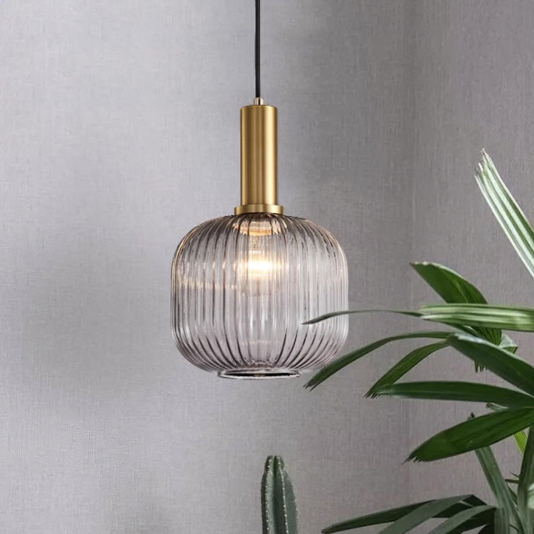 Elara Ribbed Pendant Lamp
