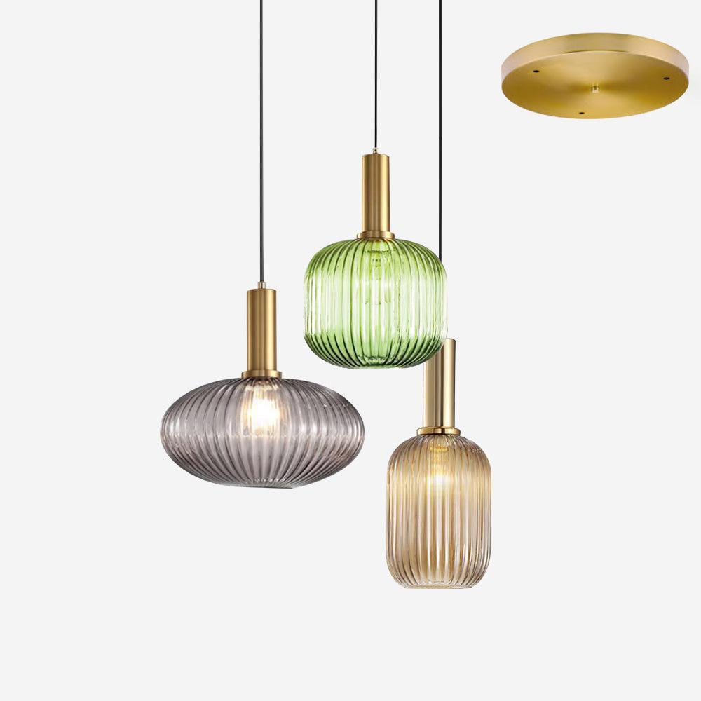Elara Ribbed Pendant Lamp