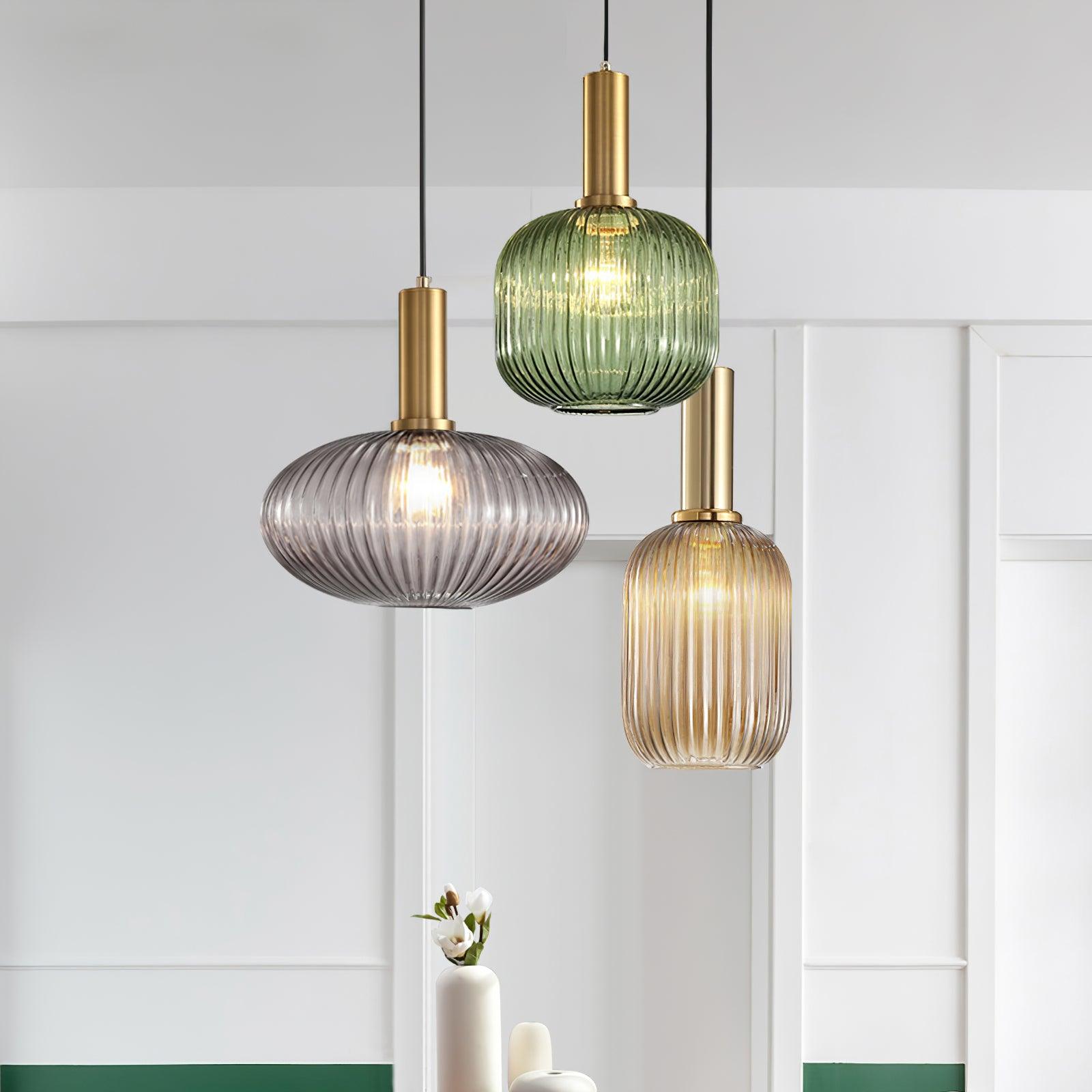 Elara Ribbed Pendant Lamp