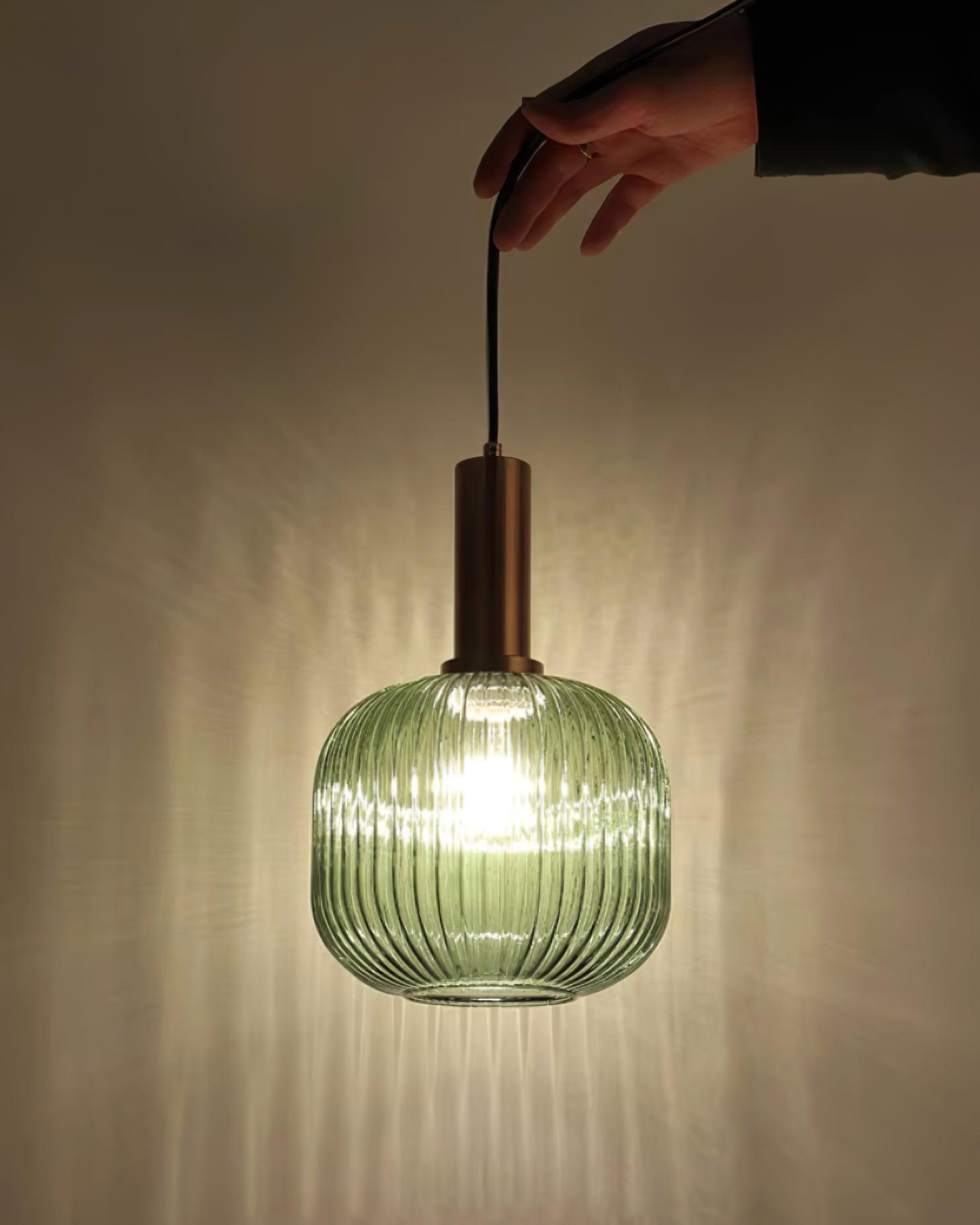 Elara Ribbed Pendant Lamp