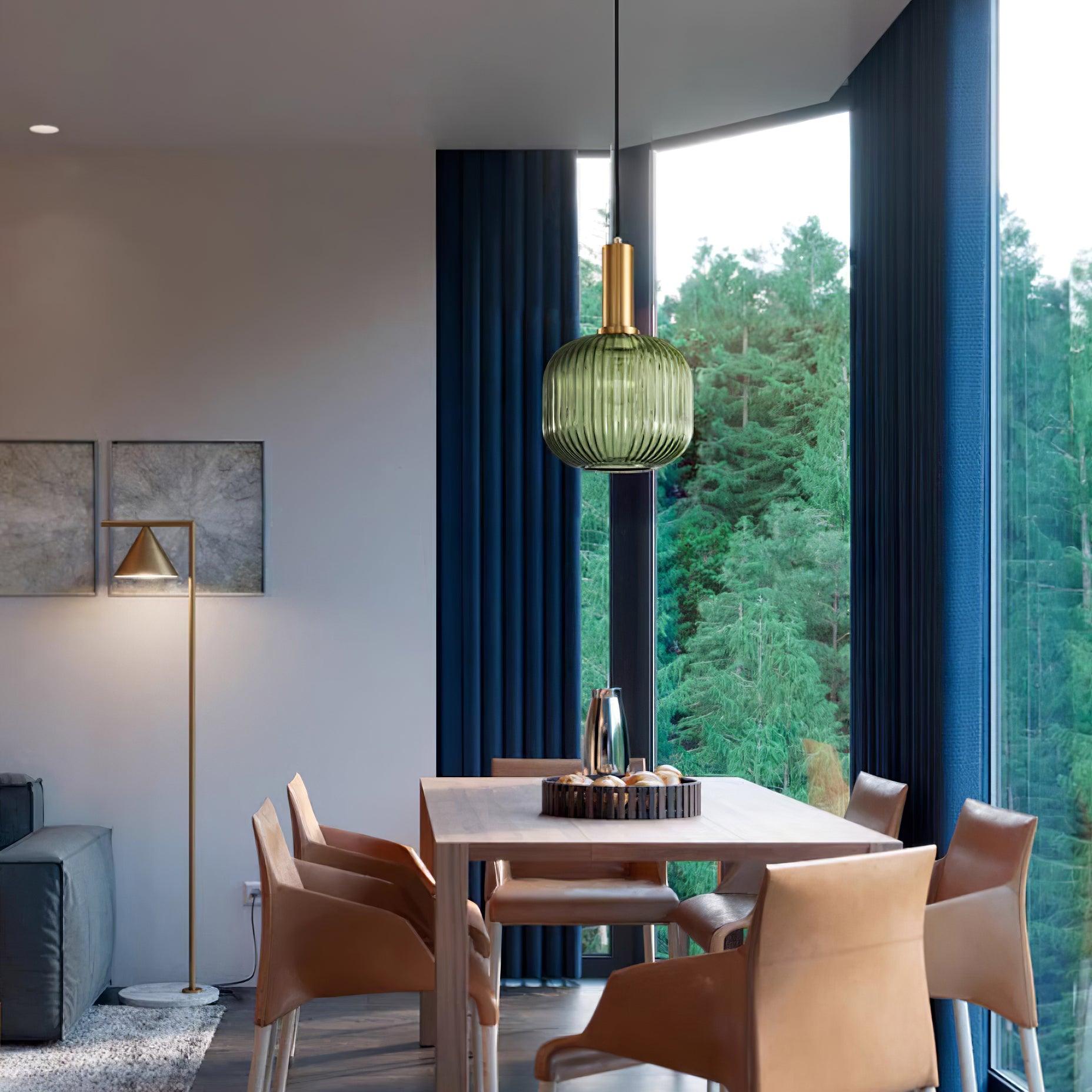 Elara Ribbed Pendant Lamp