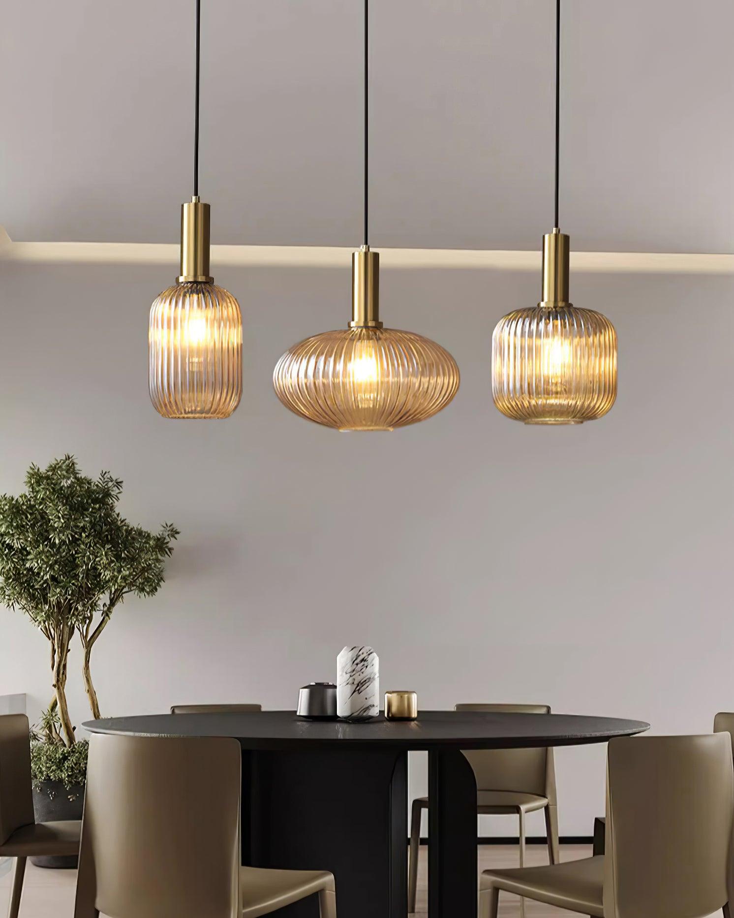 Elara Ribbed Pendant Lamp