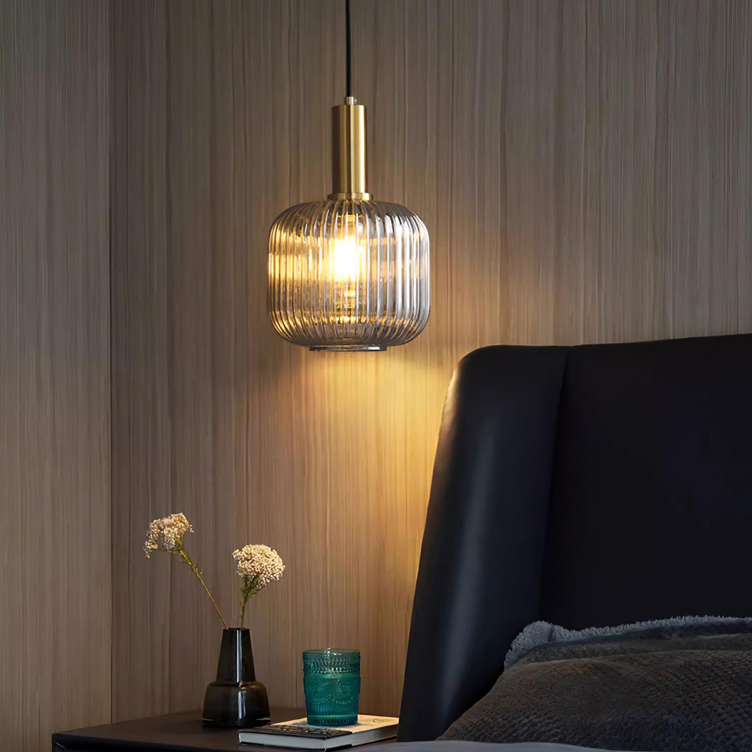 Elara Ribbed Pendant Lamp