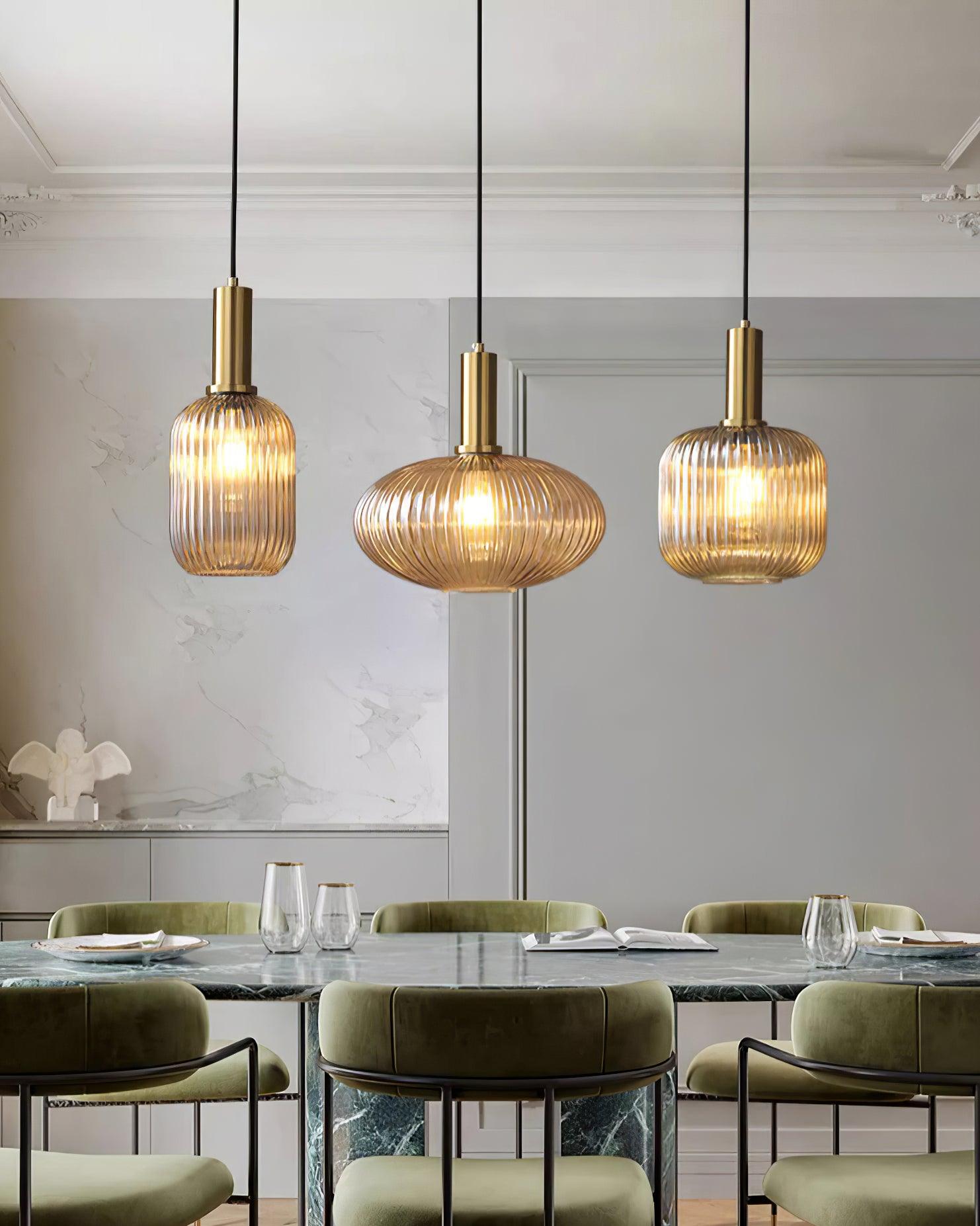Elara Ribbed Pendant Lamp