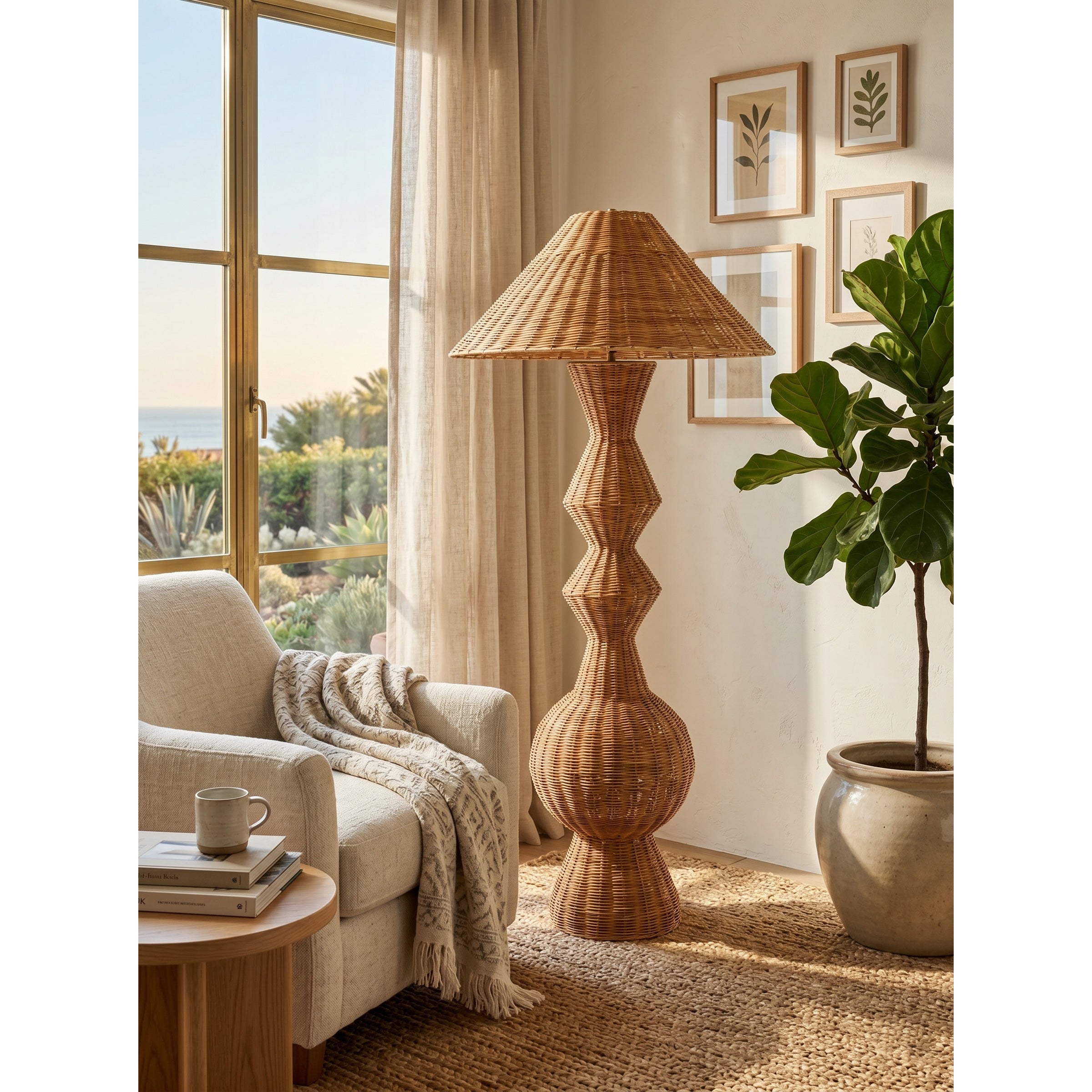 The base of the Nirvana Grande Floor Lamp.