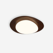 Ceiling Light Wood and Oval Shade Minimalist Natural