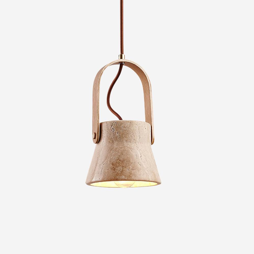 Cesta  Travertine Pendant Light