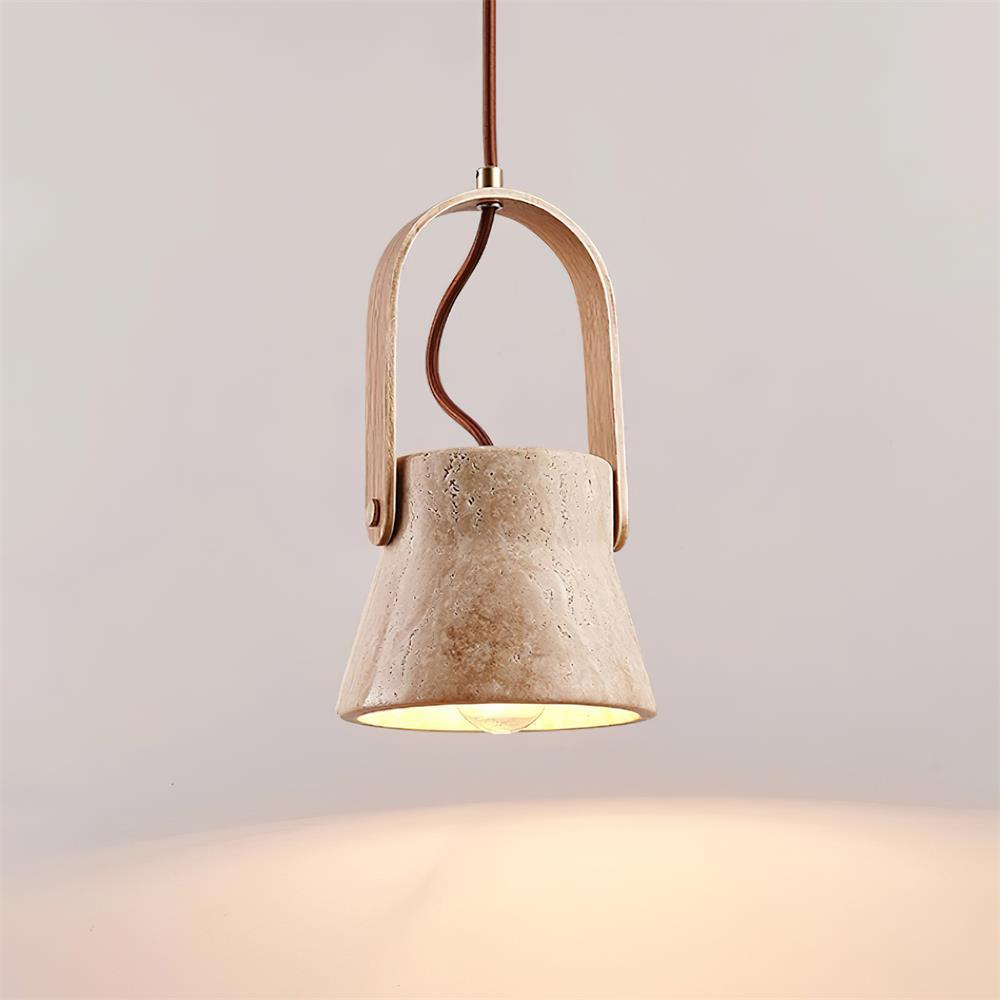 Cesta  Travertine Pendant Light