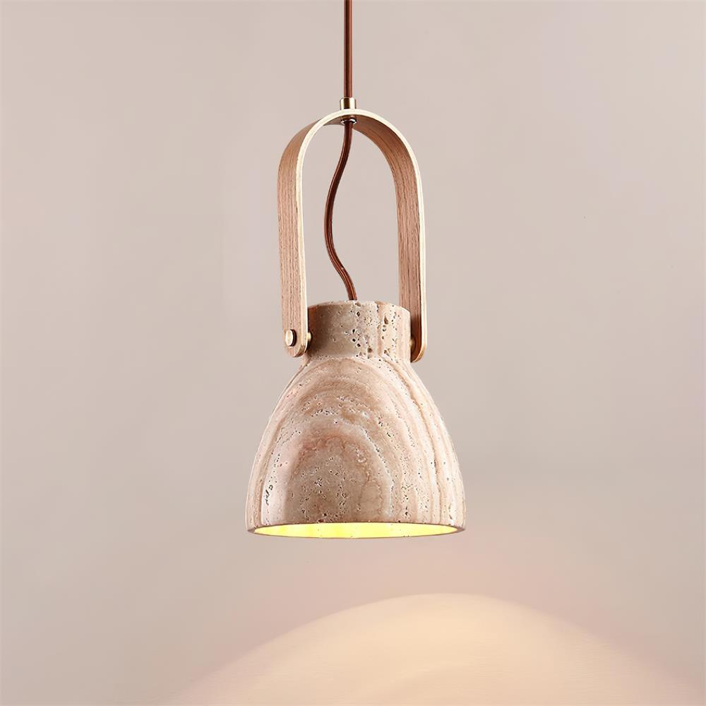 Cesta  Travertine Pendant Light