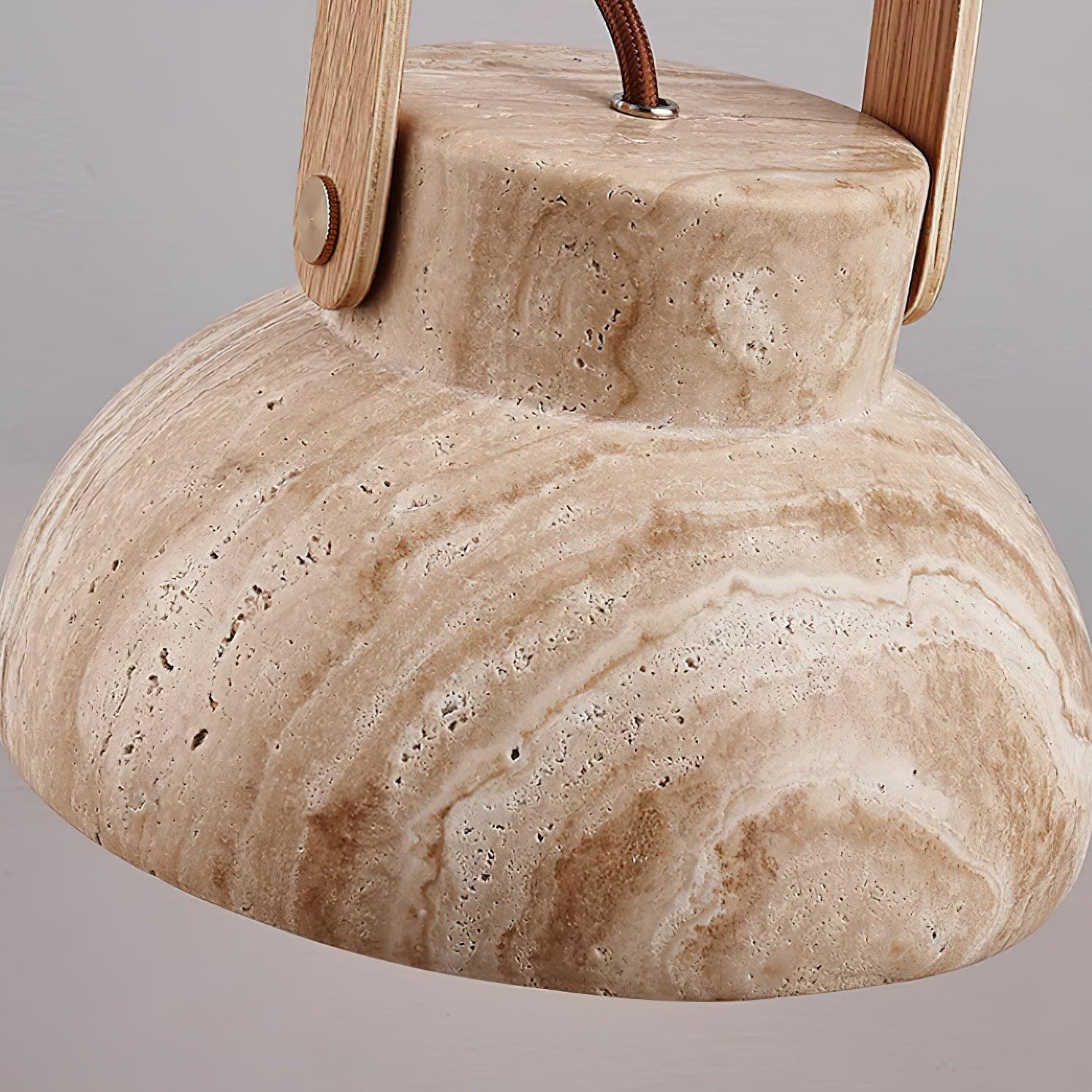 Cesta  Travertine Pendant Light