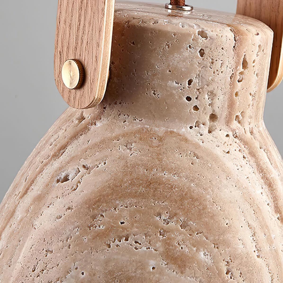 Cesta  Travertine Pendant Light