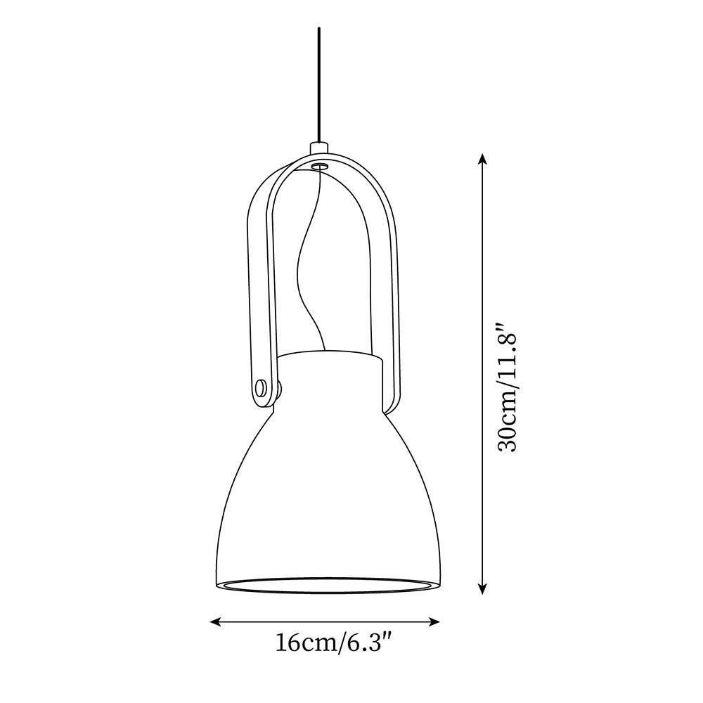 Cesta  Travertine Pendant Light
