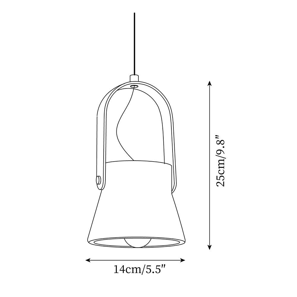 Cesta  Travertine Pendant Light