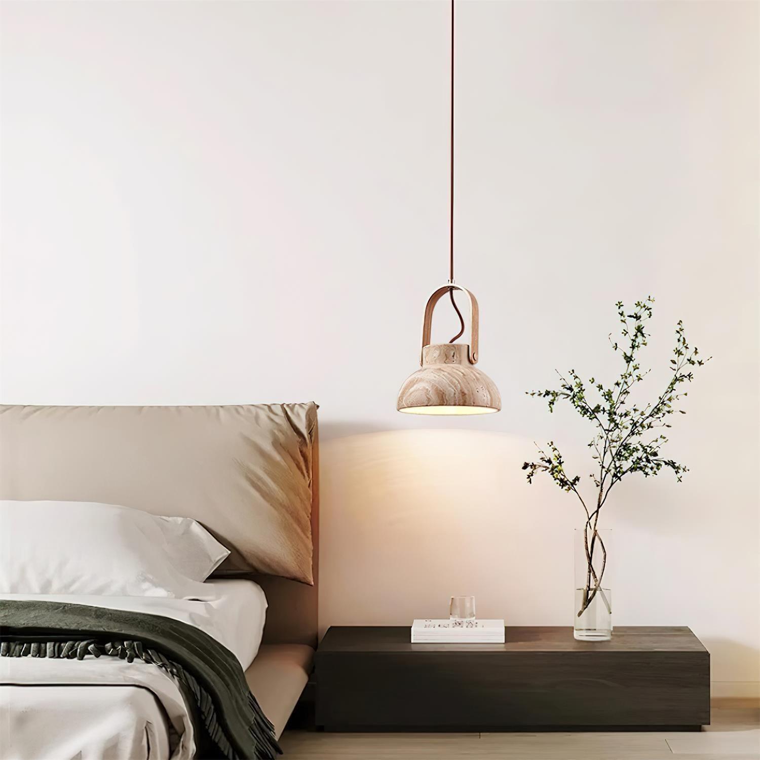 Cesta  Travertine Pendant Light
