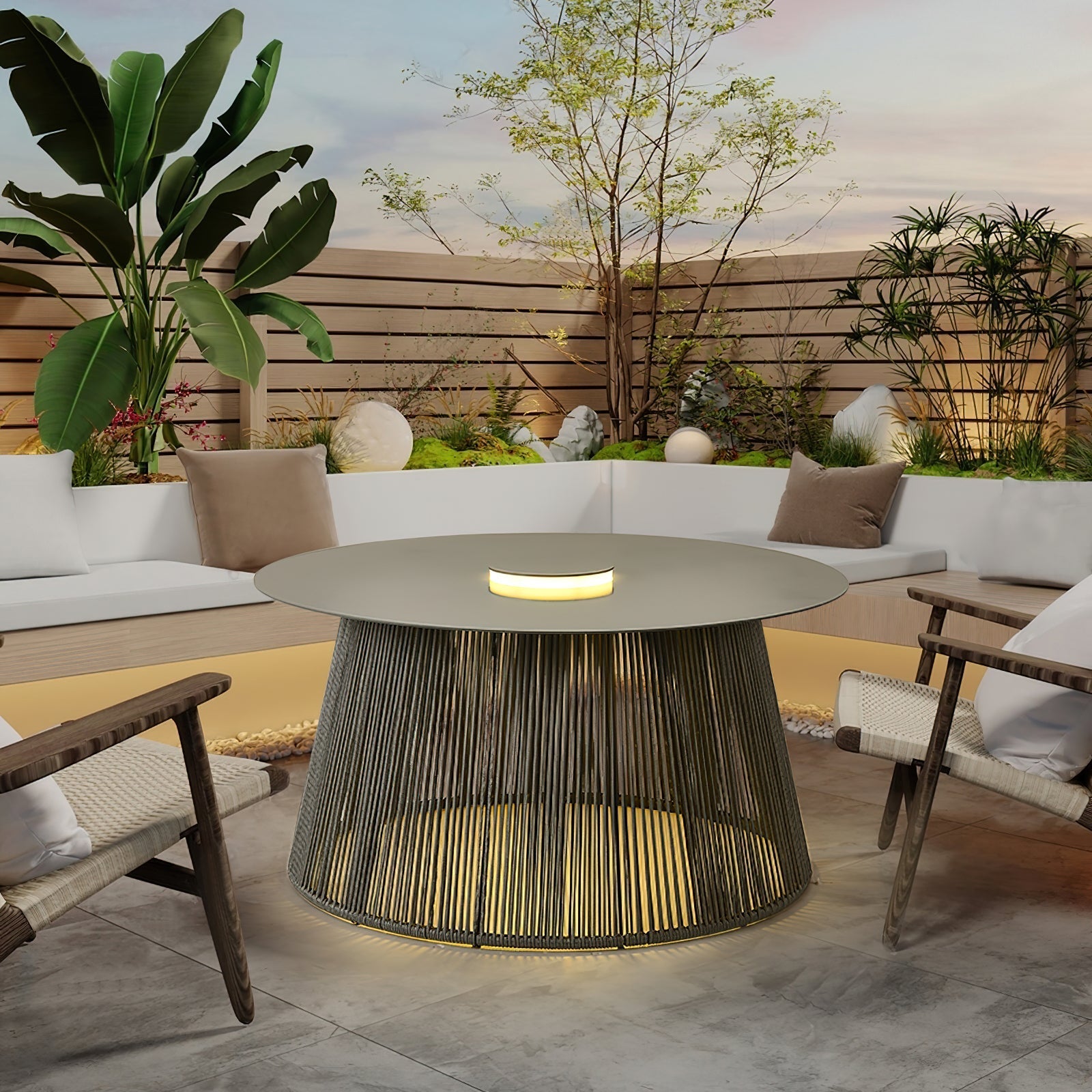 Nylonra Modern Nylon Table Lamp-Neutral Decor