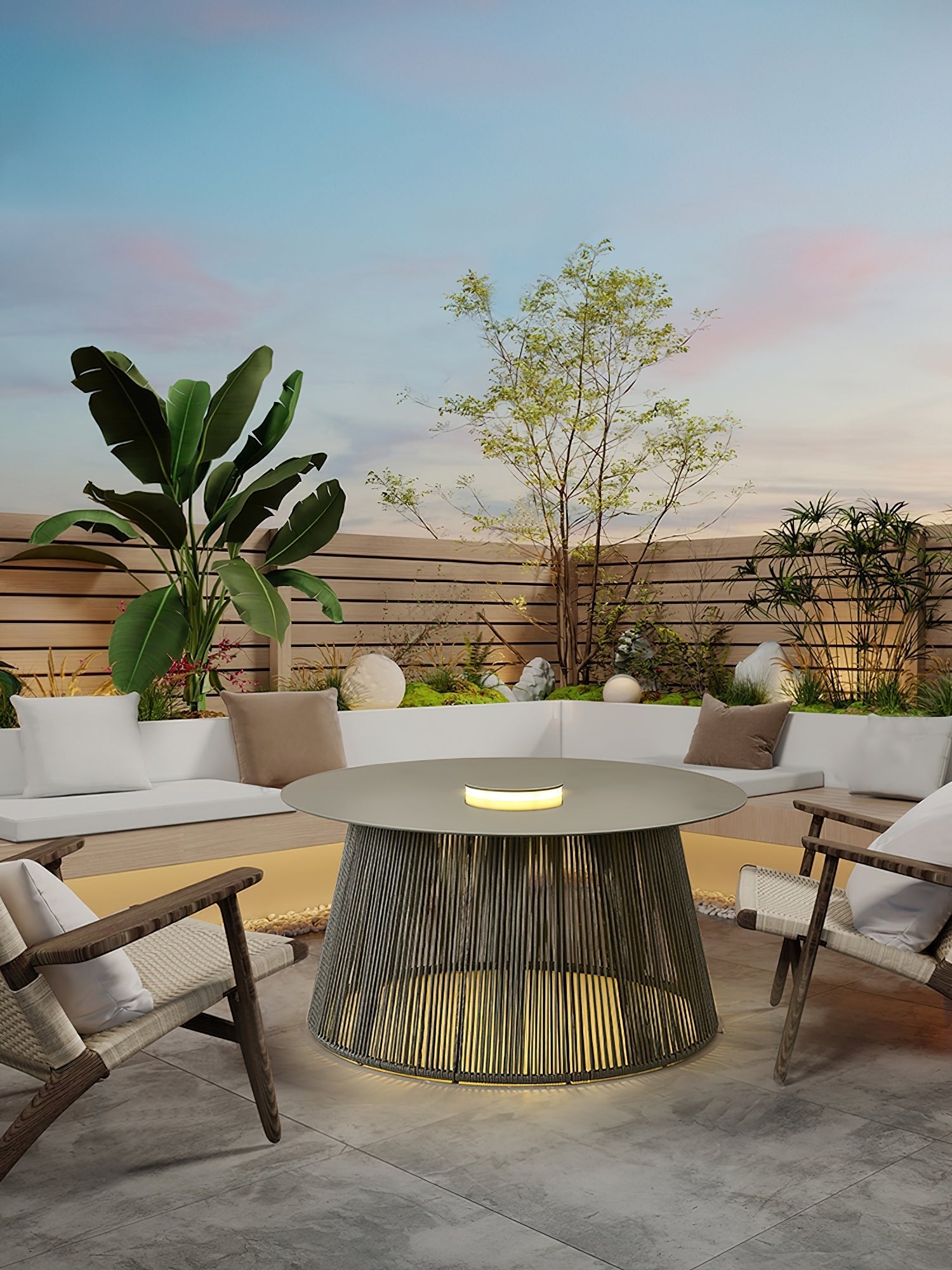 Nylonra Modern Nylon Table Lamp-Neutral Decor