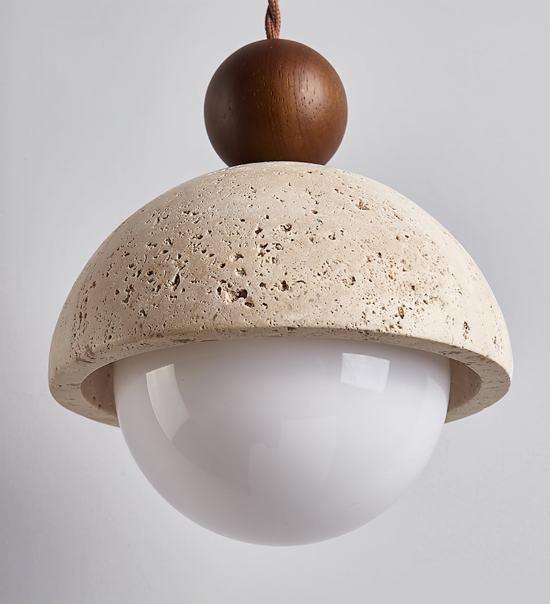 Bexn Travertine Pendant Light-Neutral Decor