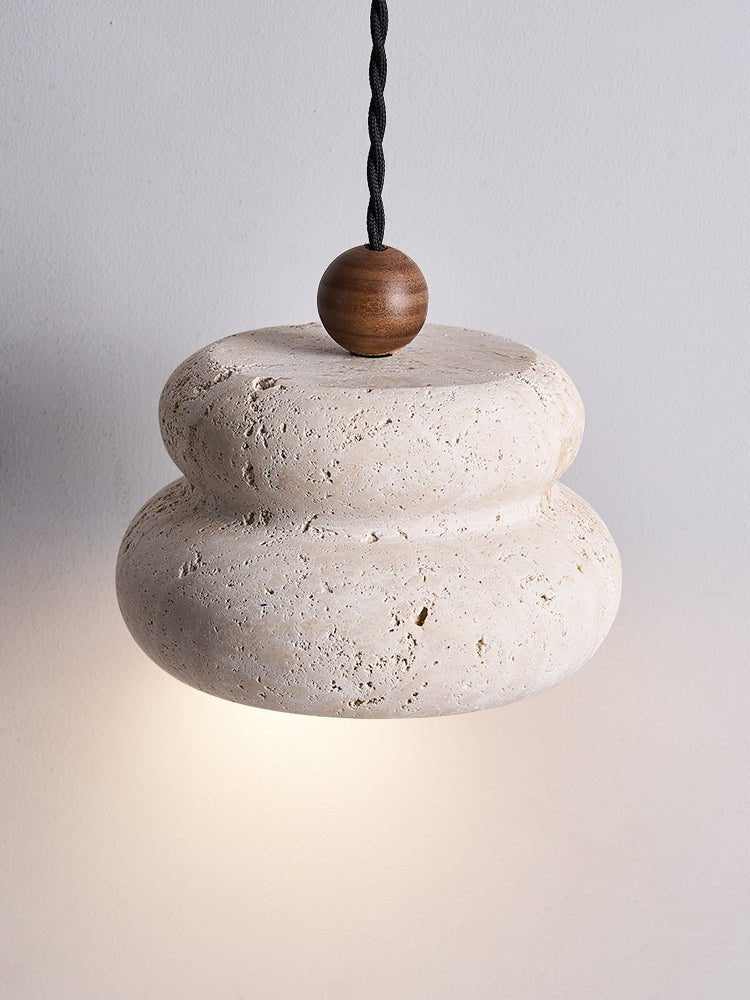 Nivora Stone Pendant Lamp-Neutral Decor