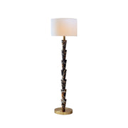 Nizwa Marble Floor Lamp in a modern living room setting.