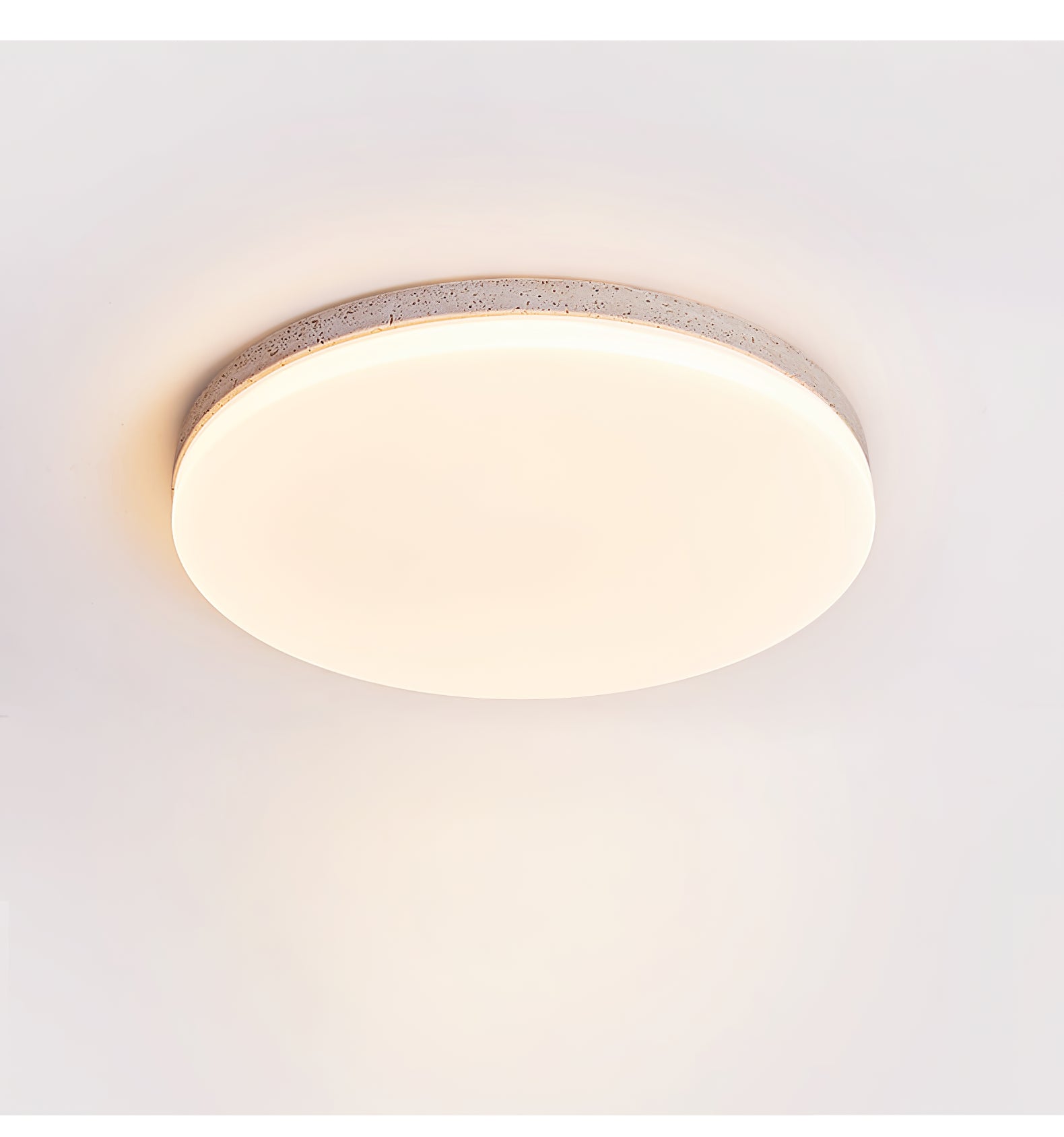 Orla Travertine Ceiling Light-Neutral Decor