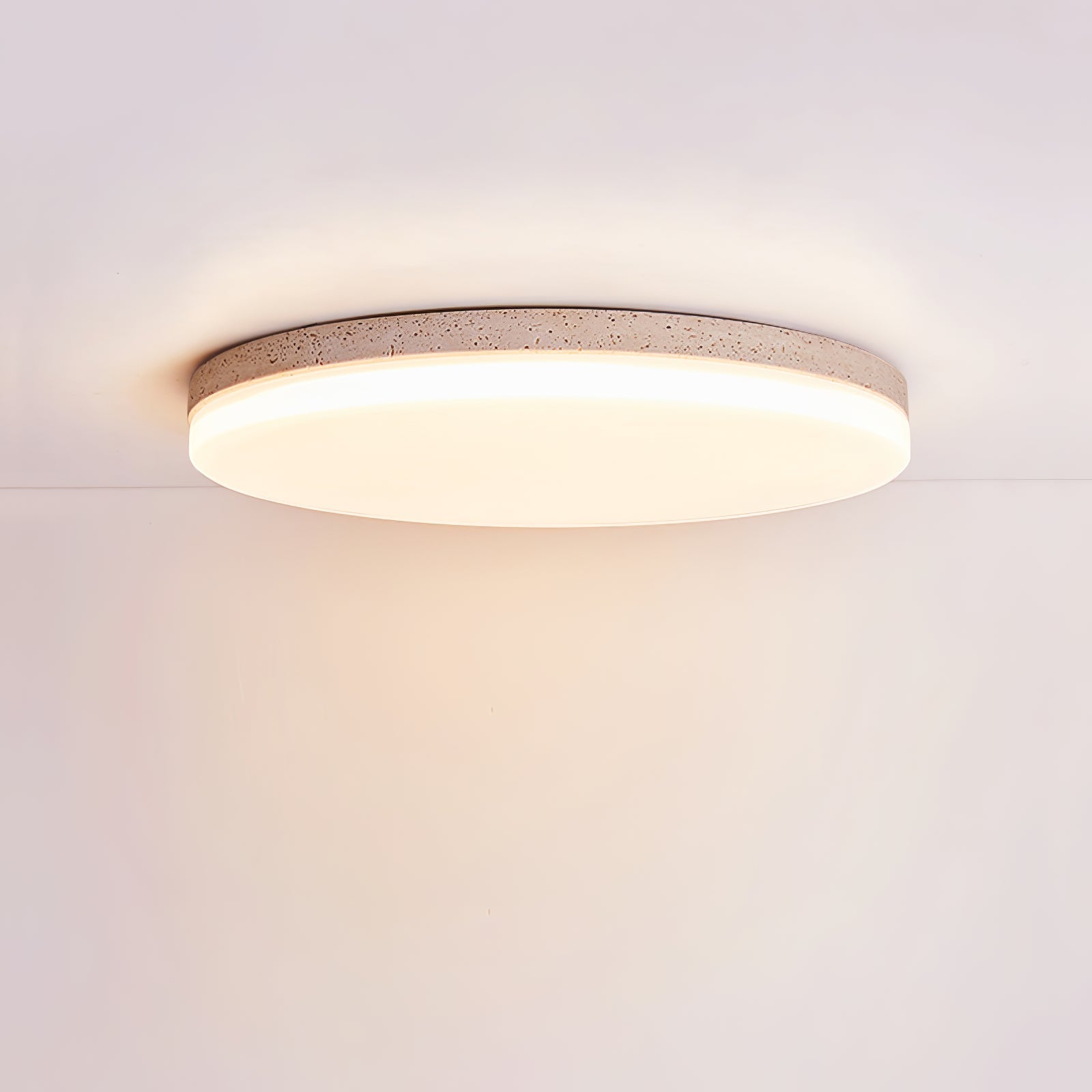 Orla Travertine Ceiling Light-Neutral Decor