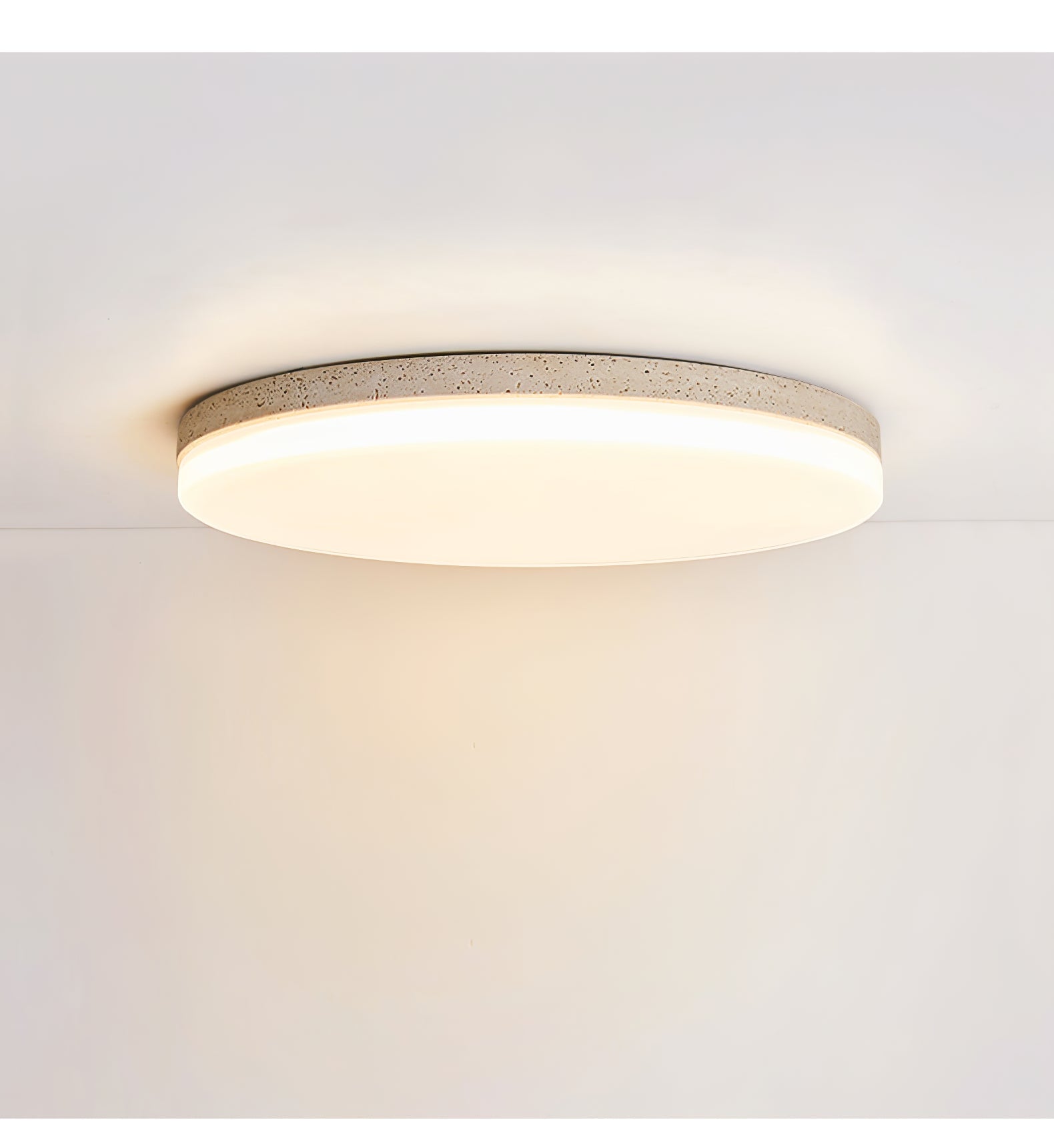 Orla Travertine Ceiling Light-Neutral Decor