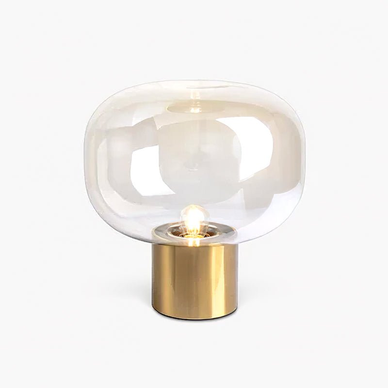 Teloz Glass Industrial Table Lamp-Neutral Decor