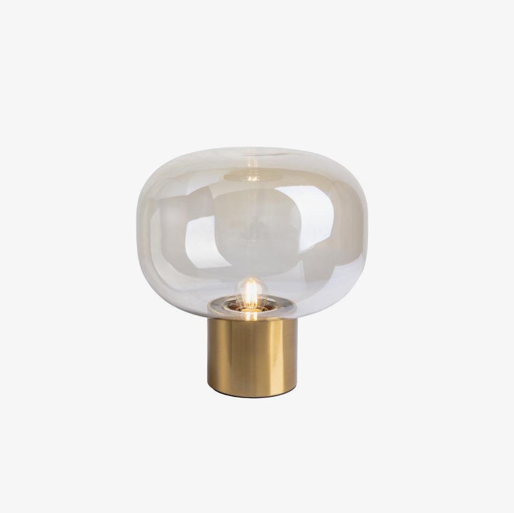 Teloz Glass Industrial Table Lamp-Neutral Decor