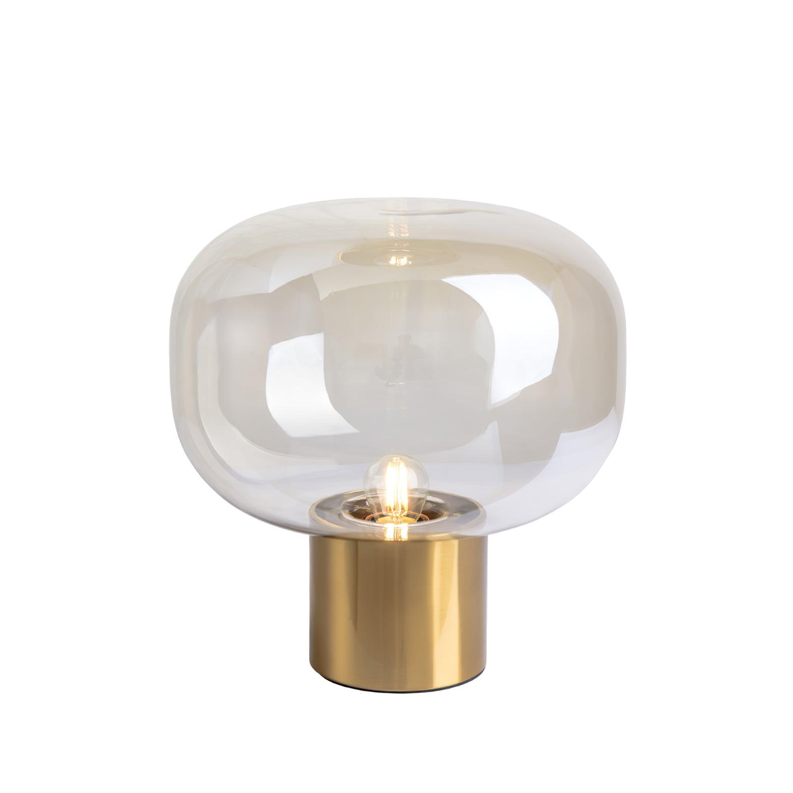 Teloz Glass Industrial Table Lamp-Neutral Decor