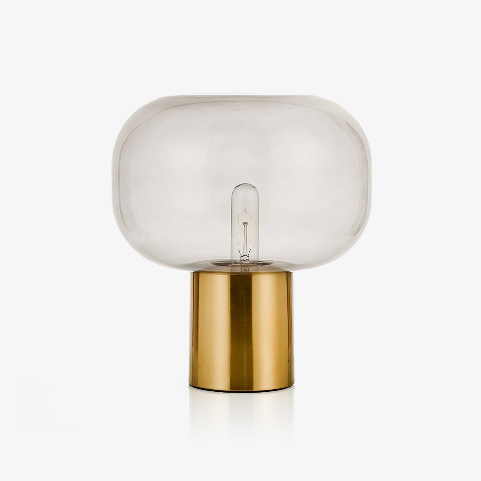 Teloz Glass Industrial Table Lamp-Neutral Decor