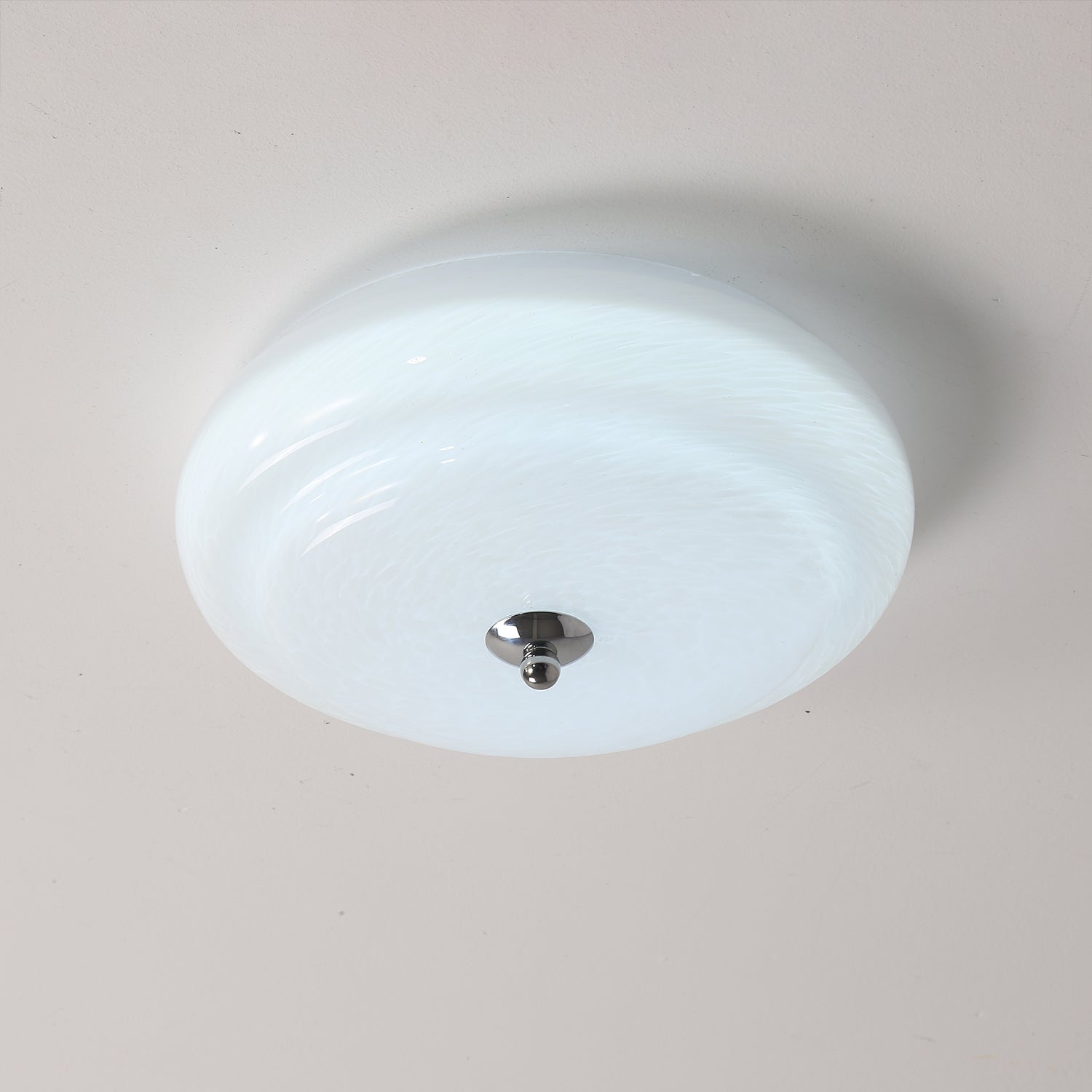 Olnoreth Modern Minimalist Glass Ceiling Lamp-Neutral Decor