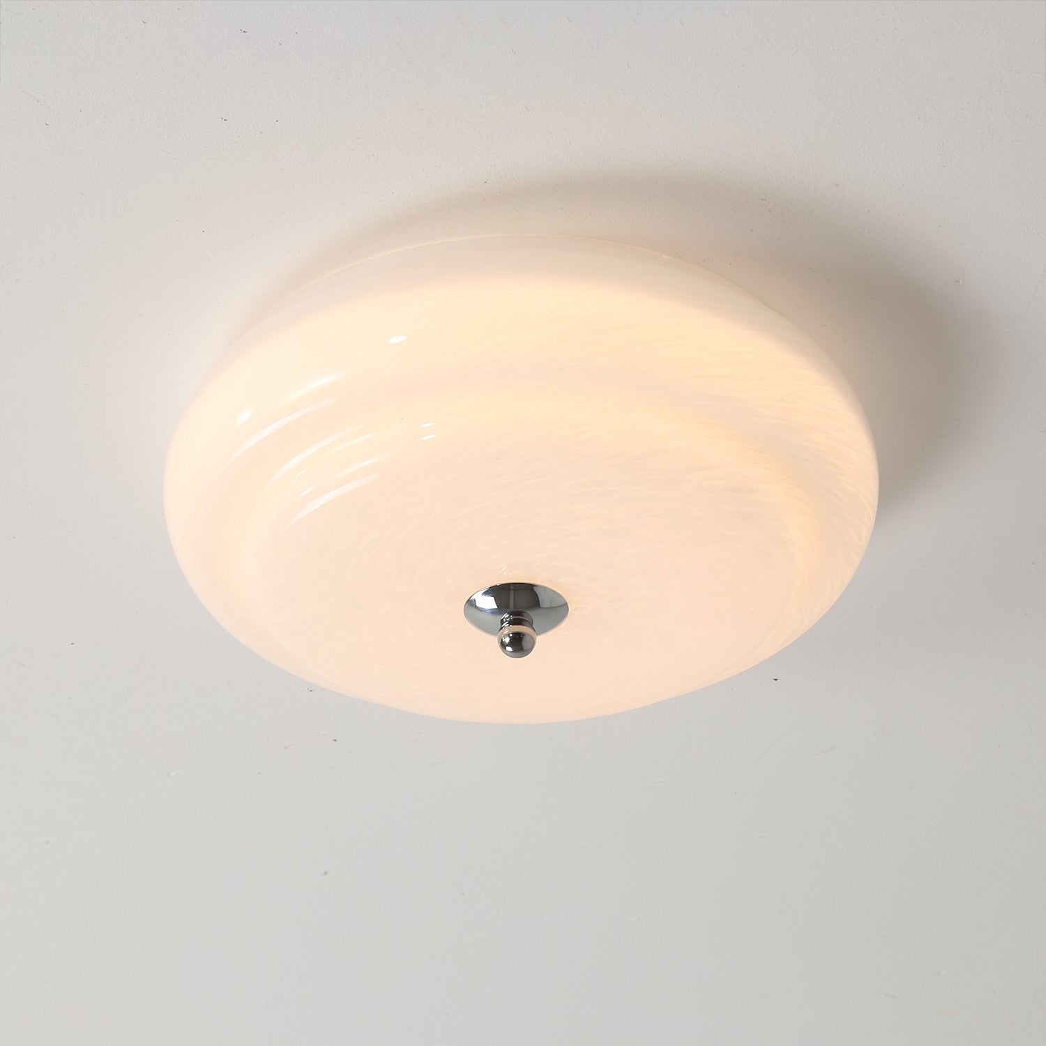 Olnoreth Modern Minimalist Glass Ceiling Lamp-Neutral Decor