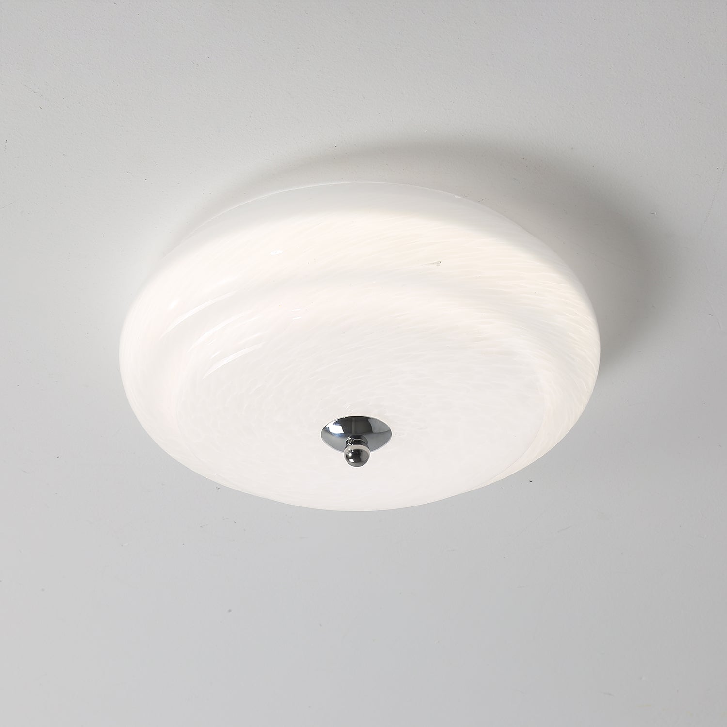 Olnoreth Modern Minimalist Glass Ceiling Lamp-Neutral Decor